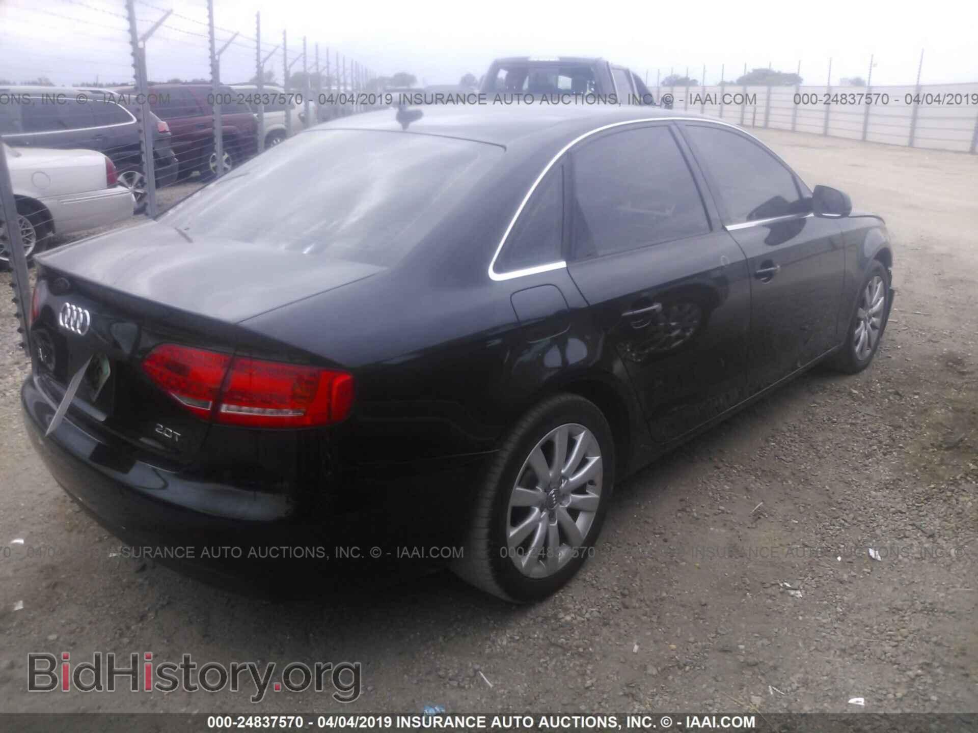 2012 AUDI A4 - VIN: WAUAFAFL2CN005179 - Фото 4