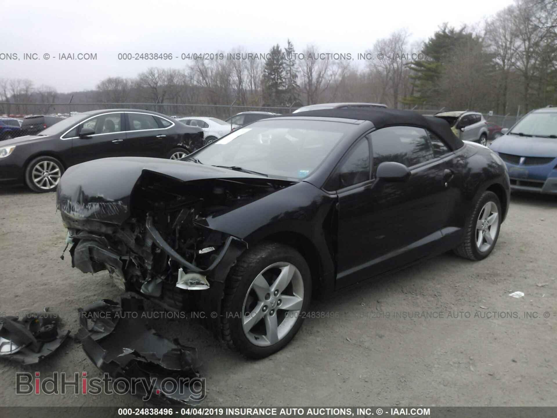 2007 MITSUBISHI ECLIPSE - VIN: 4A3AL25F87E037456 - Фото 2