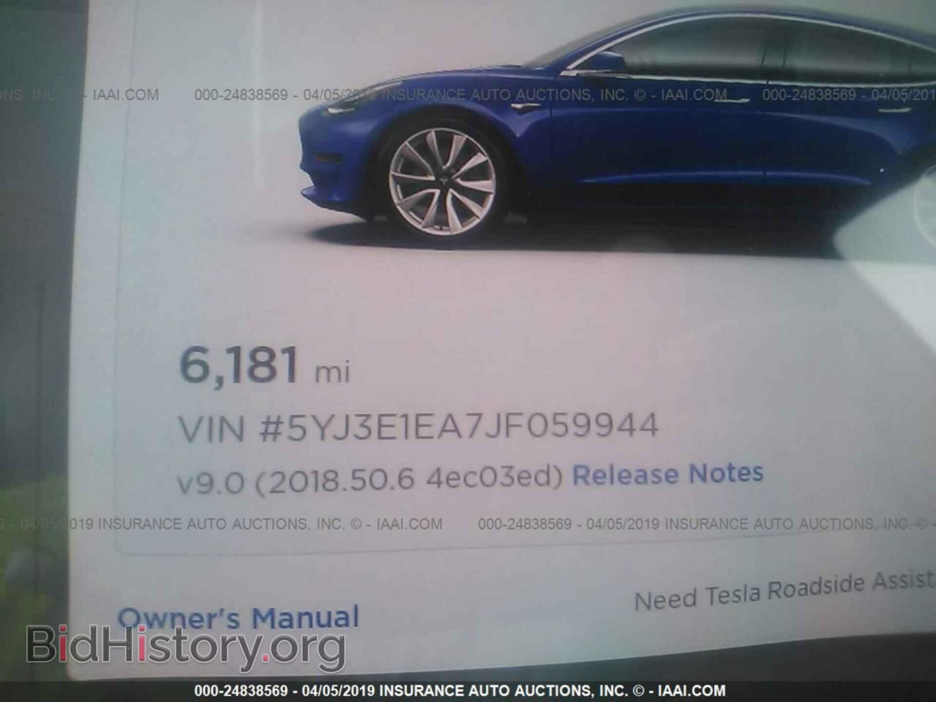 2018 TESLA MODEL 3 - VIN: 5YJ3E1EA7JF059944 - Photo 7