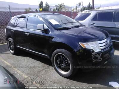 2007 Ford EDGE SE, черный — VIN 2FMDK36CX7BA67143, IAAI