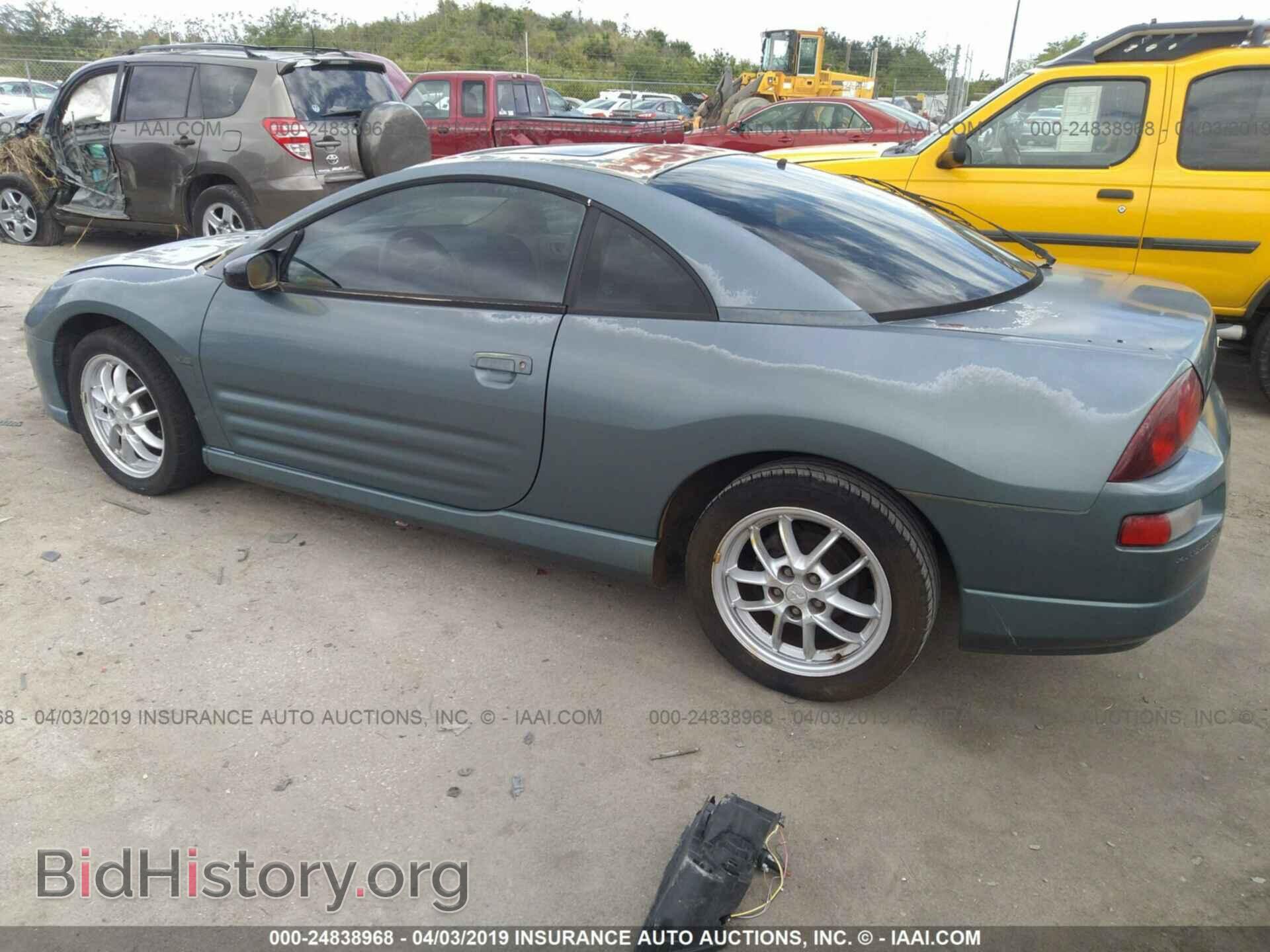2001 MITSUBISHI ECLIPSE - VIN: 4A3AC54H31E187468 - Фото 3