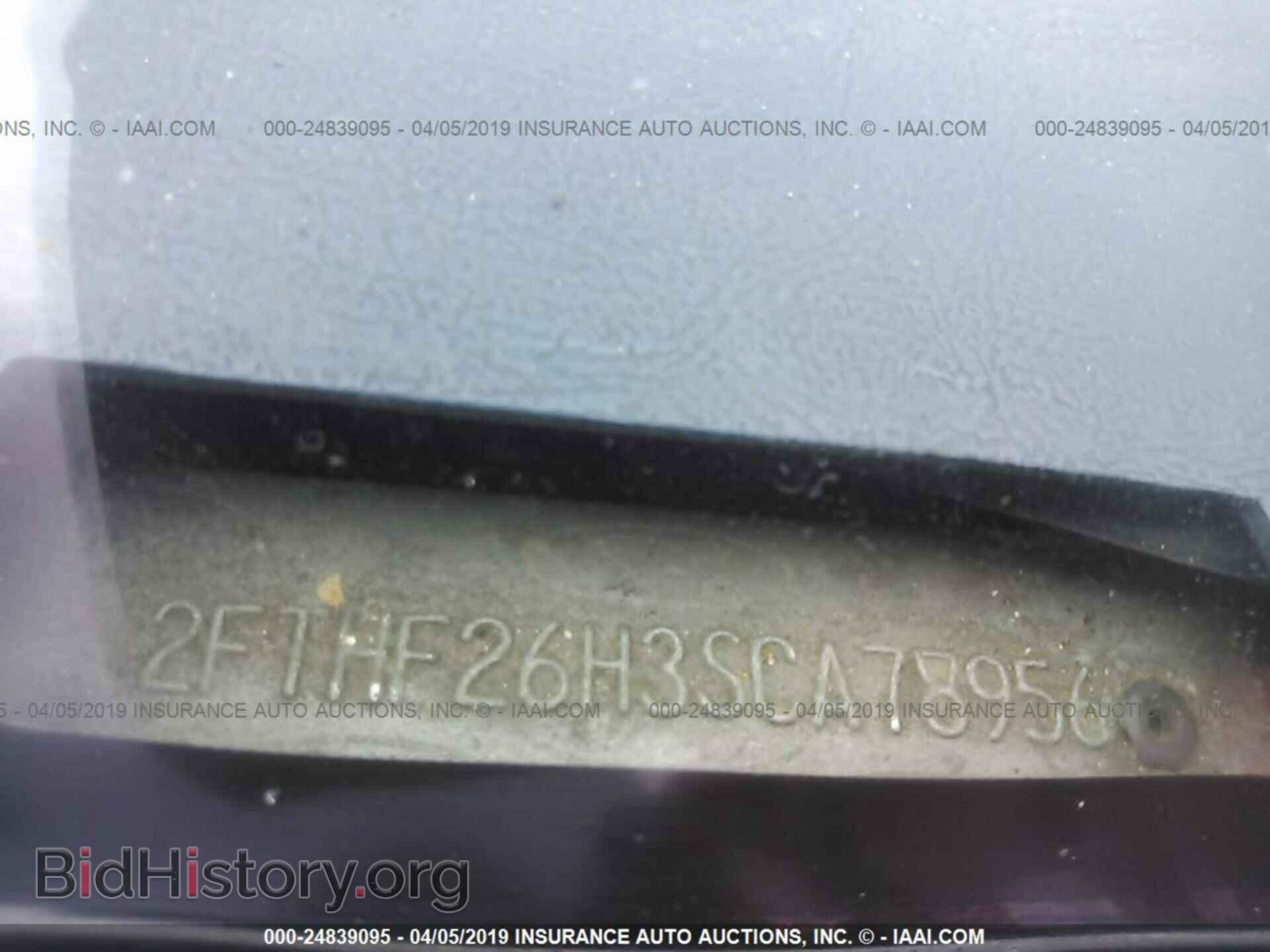 1995 FORD F250 - VIN: 2FTHF26H3SCA78956 - Фото 9