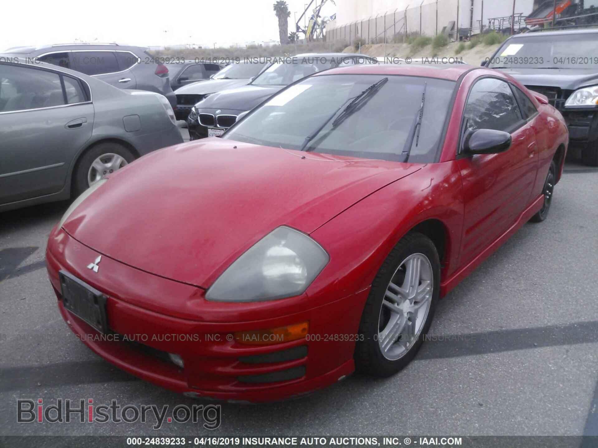 2002 MITSUBISHI ECLIPSE - VIN: 4A3AC54H12E100197 - Фото 2