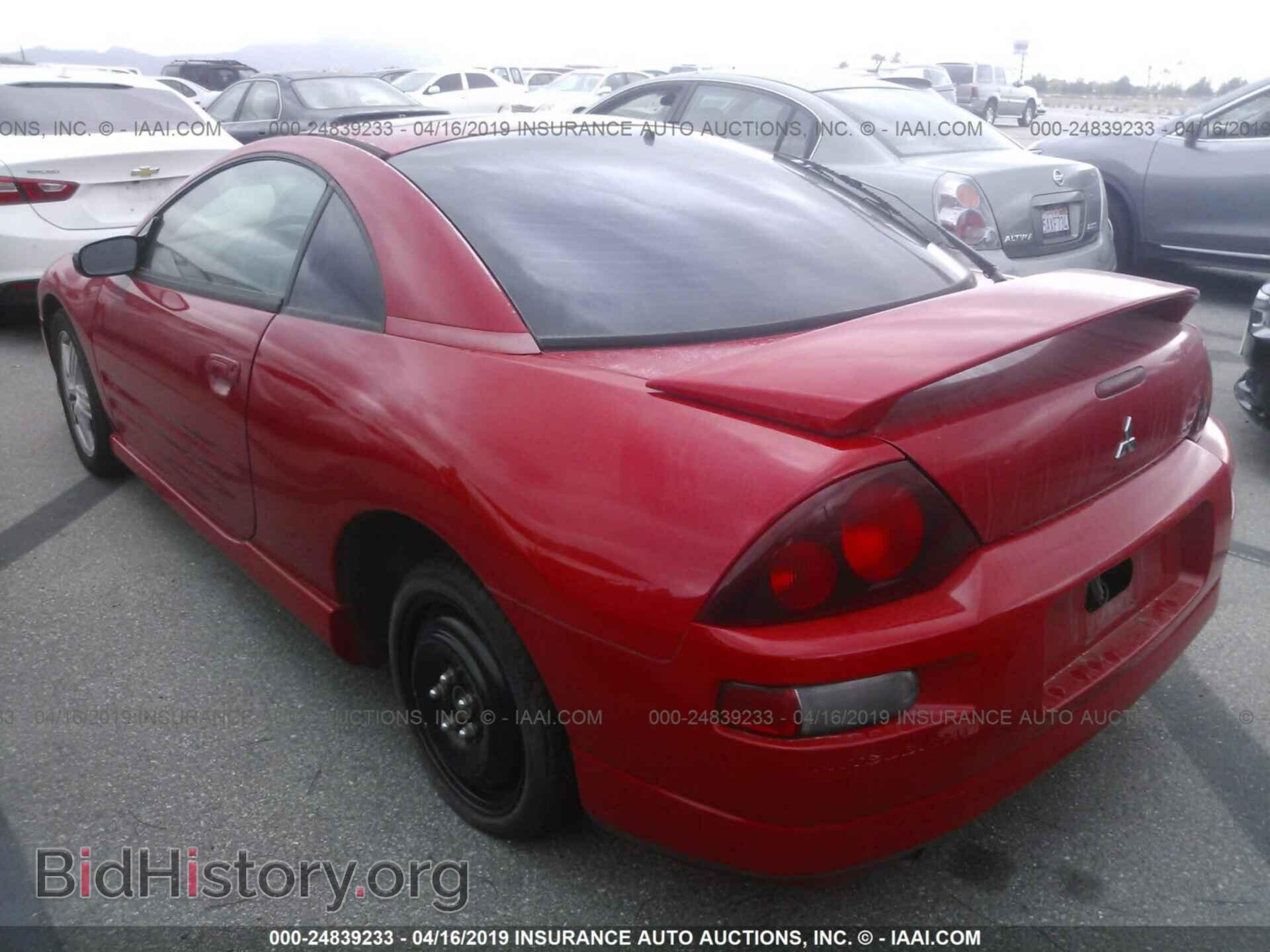 2002 MITSUBISHI ECLIPSE - VIN: 4A3AC54H12E100197 - Фото 3