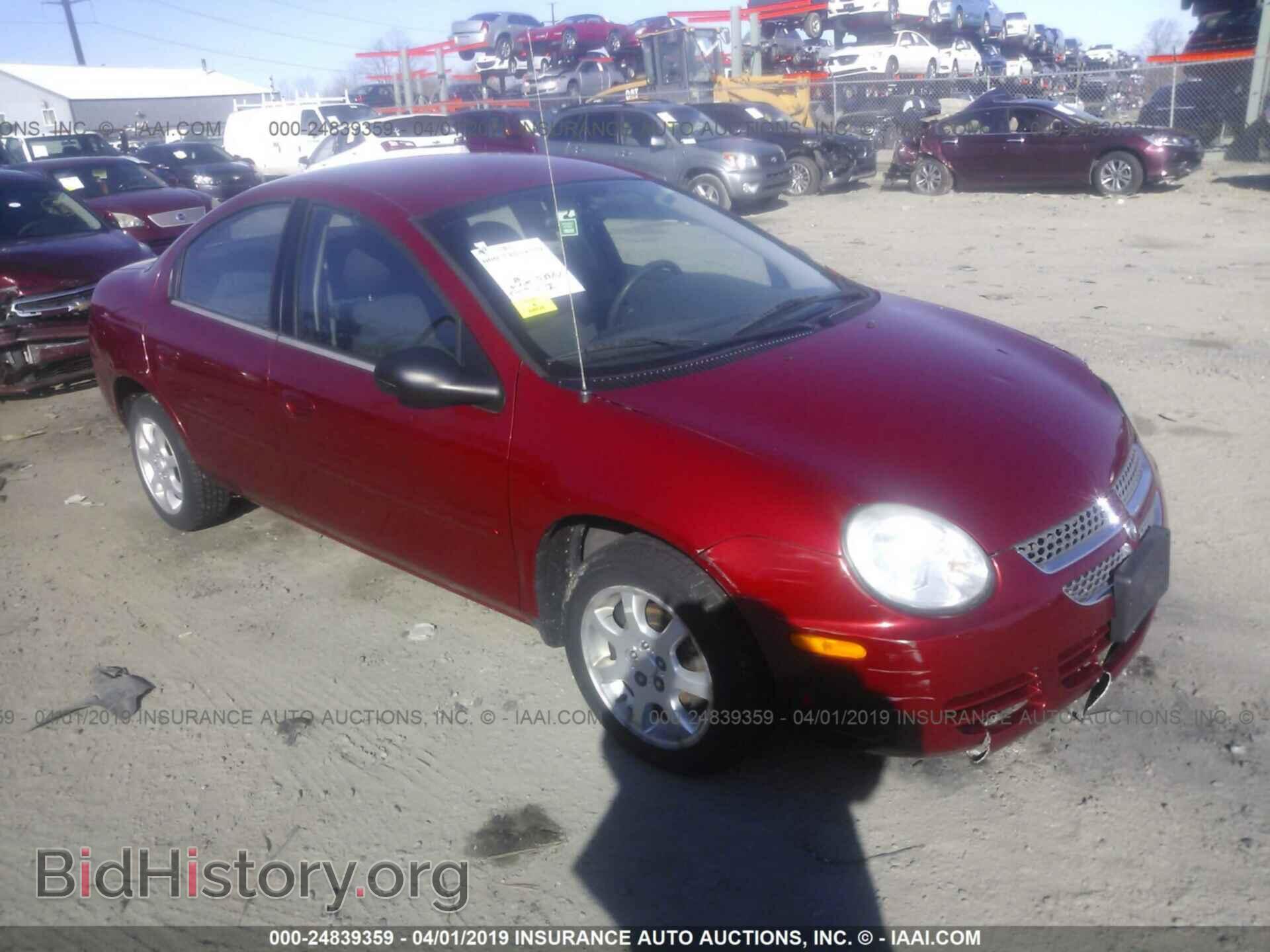 Фотография 1B3ES56C55D170953 - DODGE NEON 2005