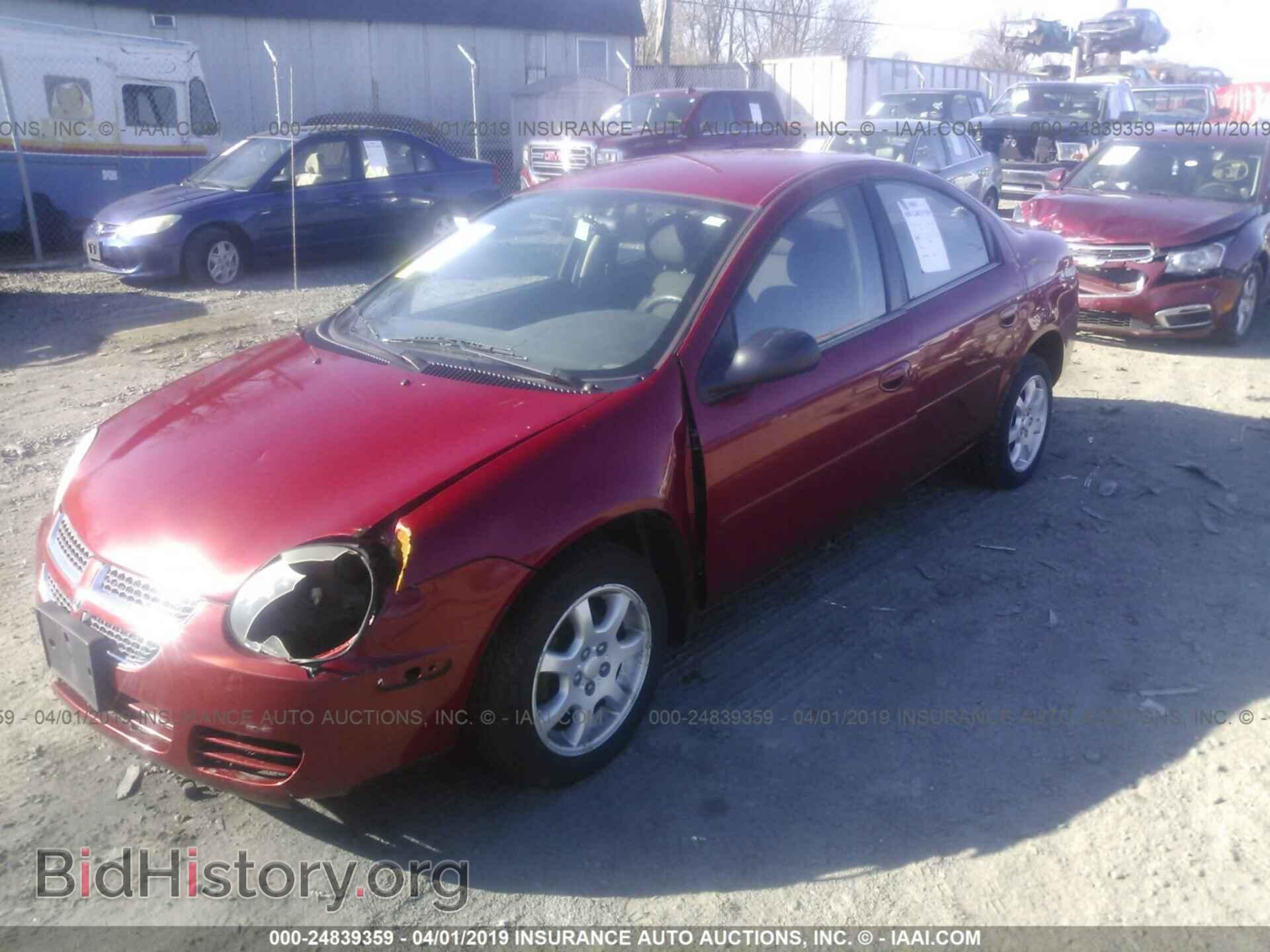 2005 DODGE NEON - VIN: 1B3ES56C55D170953 - Фото 2