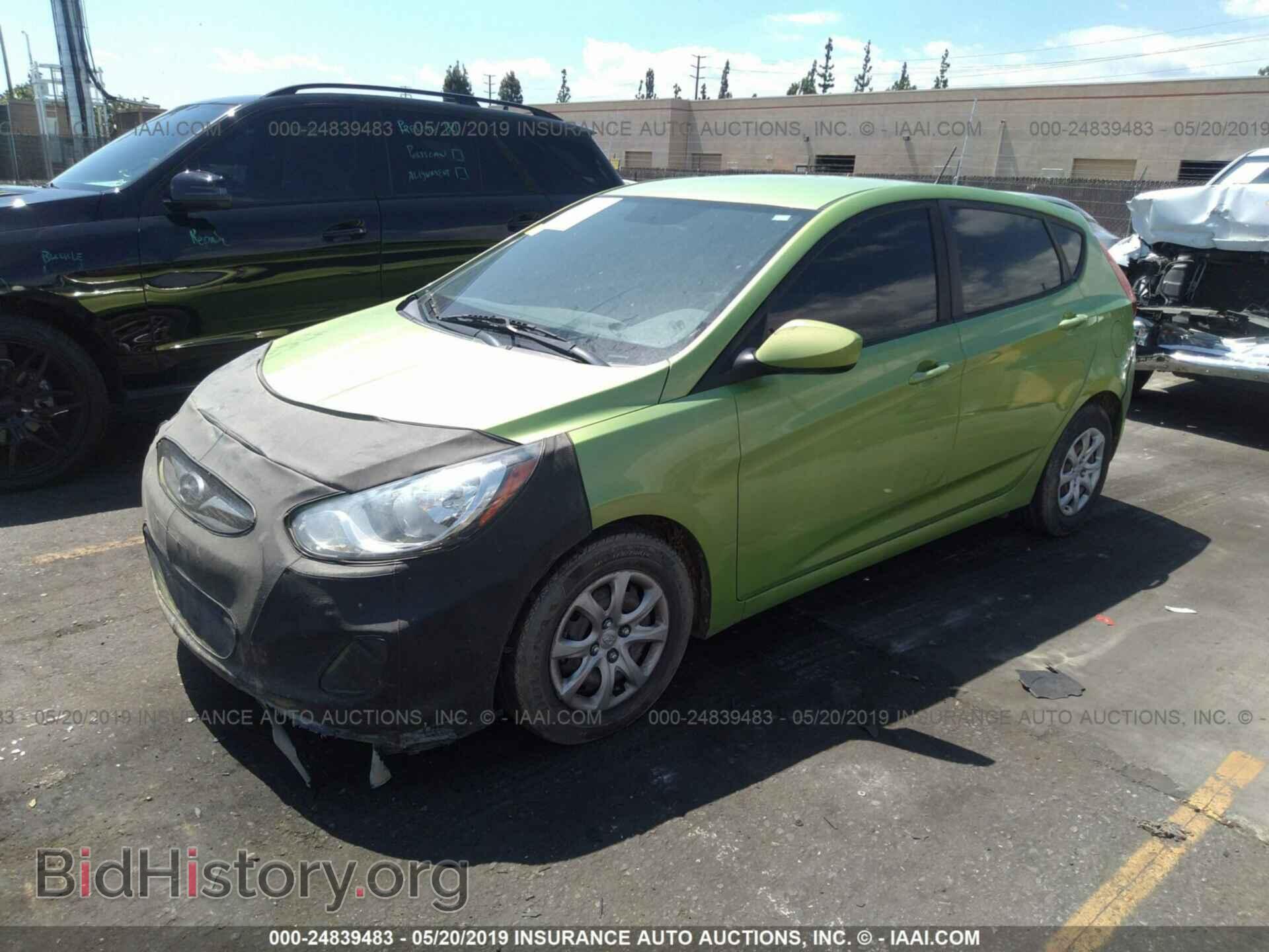2014 HYUNDAI ACCENT - VIN: KMHCT5AE4EU192983 - Фото 2