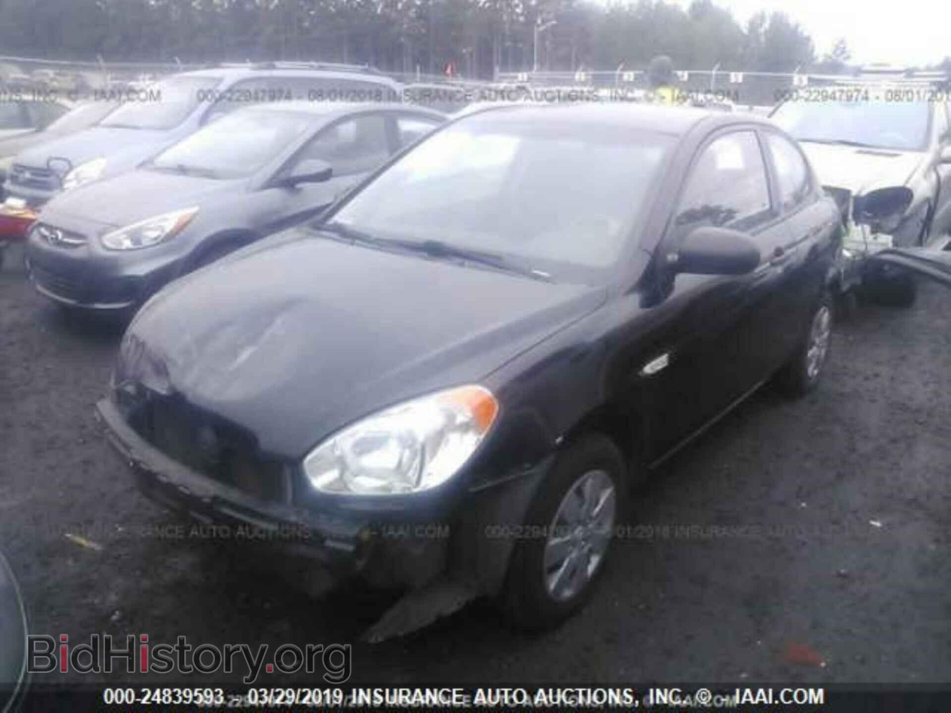 2011 HYUNDAI ACCENT - VIN: KMHCM3AC8BU194909 - Фото 2