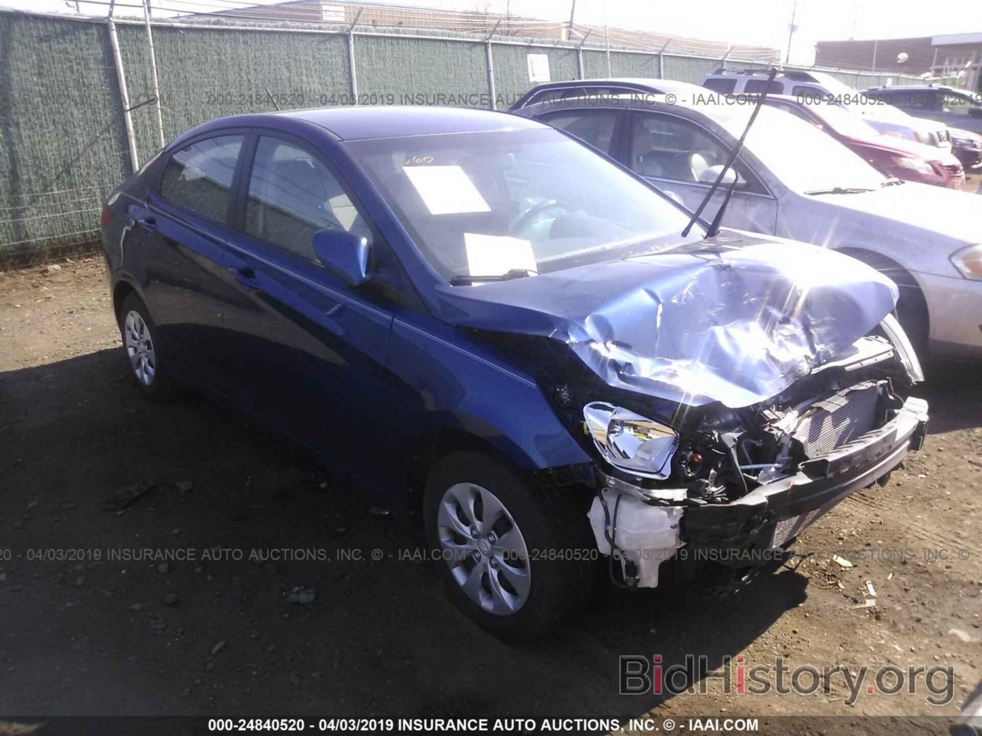 Photo KMHCT4AE3GU013961 - HYUNDAI ACCENT 2016