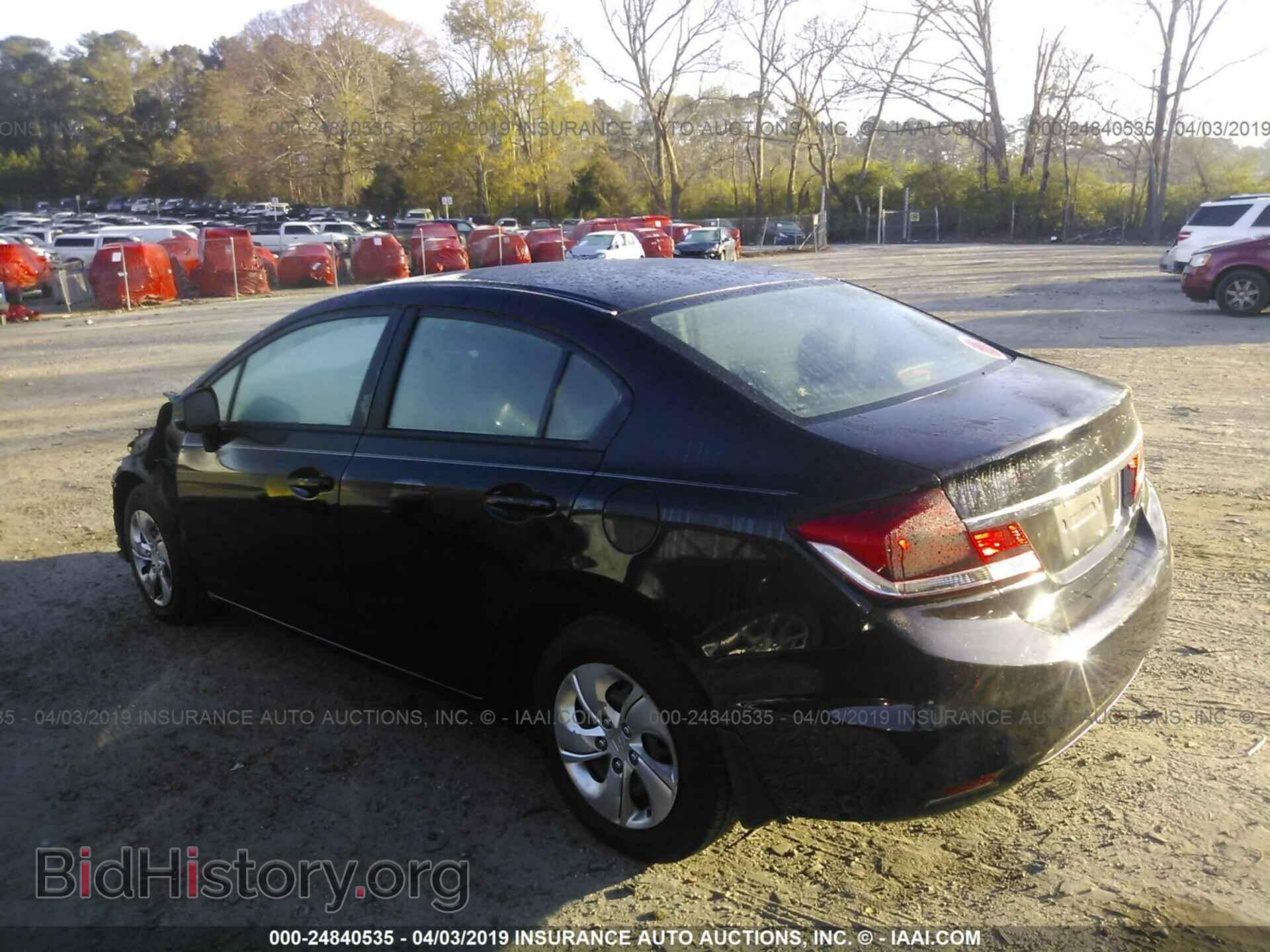 2013 HONDA CIVIC - VIN: 19XFB2F52DE035204 - Фото 3
