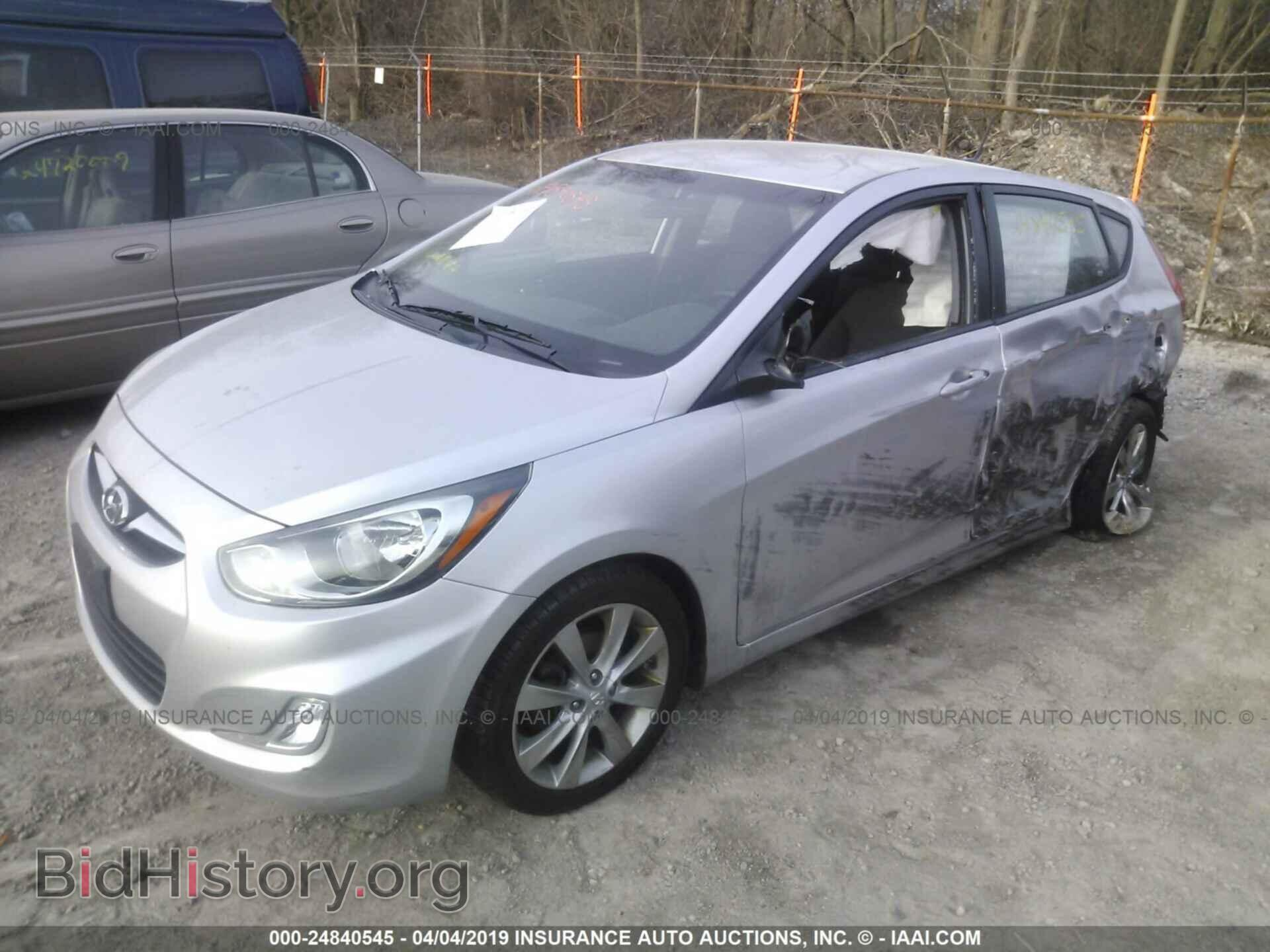 2012 HYUNDAI ACCENT - VIN: KMHCU5AE9CU006283 - Фото 2