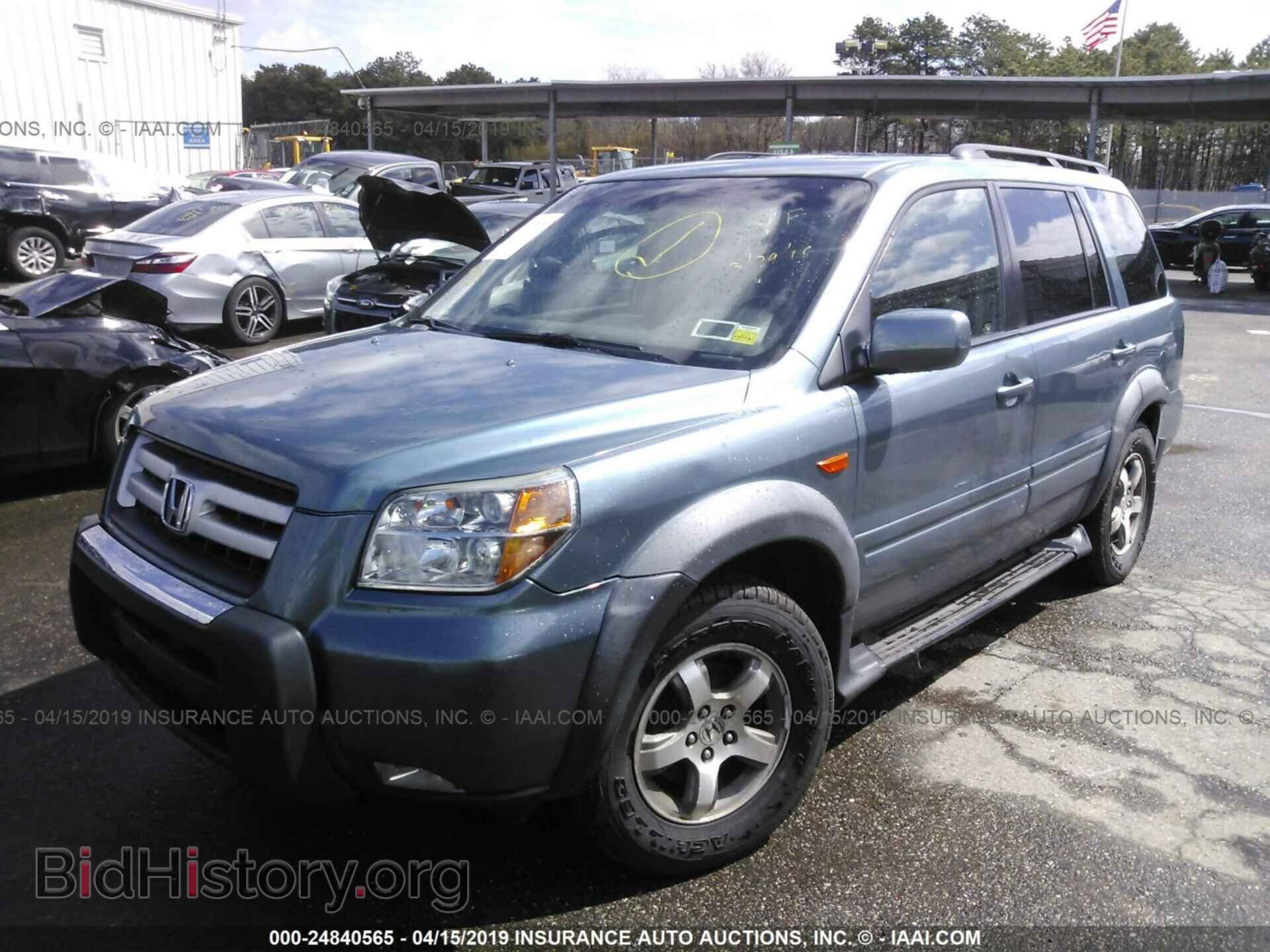2006 HONDA PILOT - VIN: 5FNYF18636B016039 - Фото 2