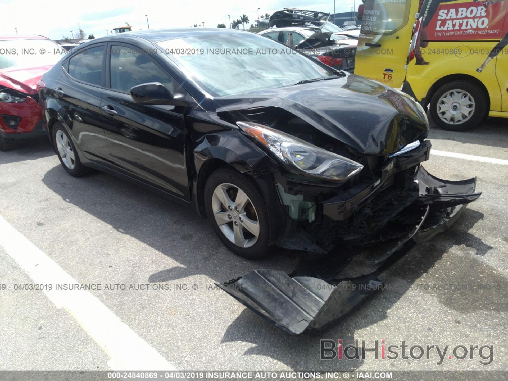 Фотография 5NPDH4AE6CH136457 - HYUNDAI ELANTRA 2012