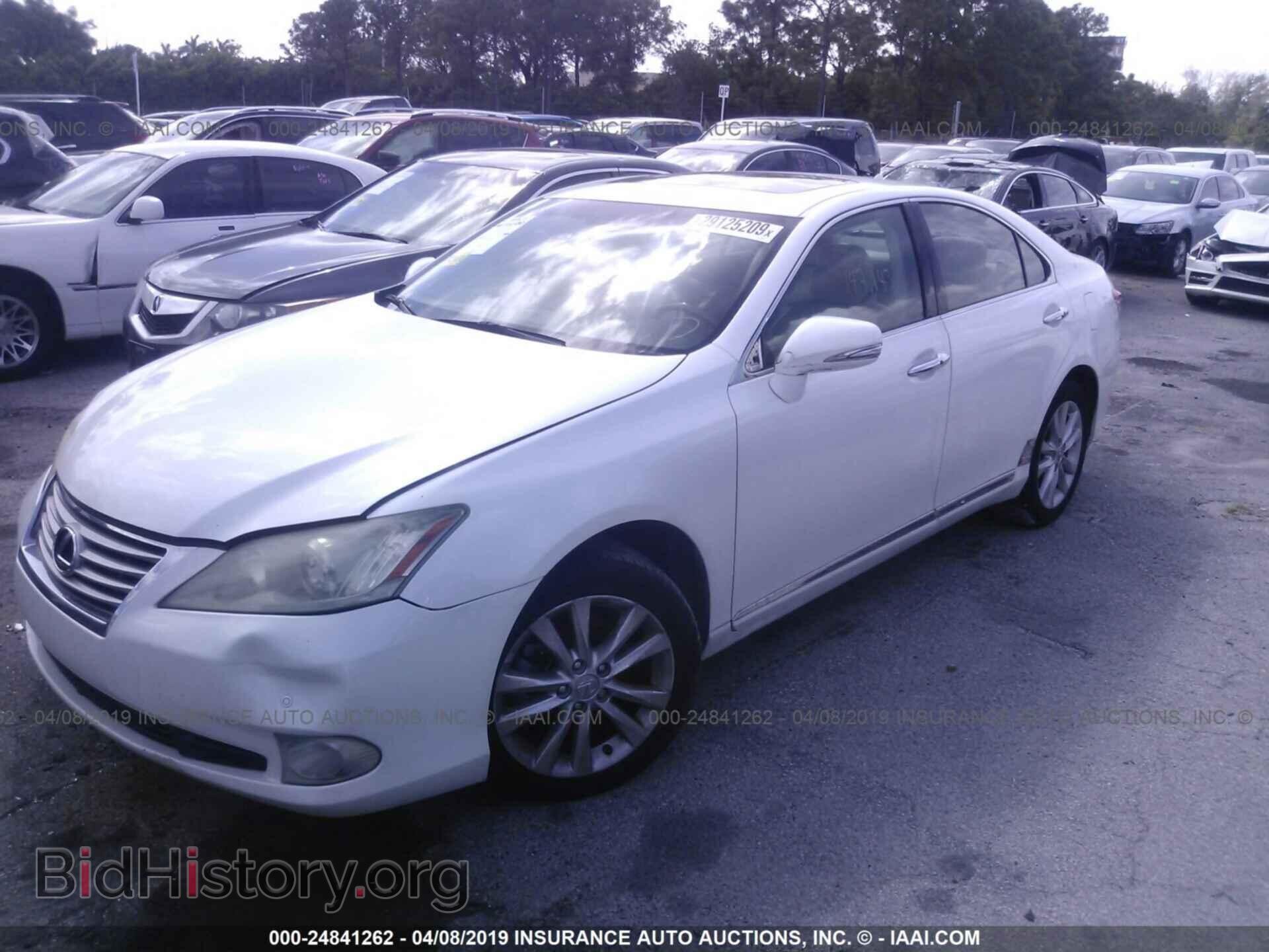 2011 LEXUS ES - VIN: JTHBK1EGXB2430073 - Фото 2