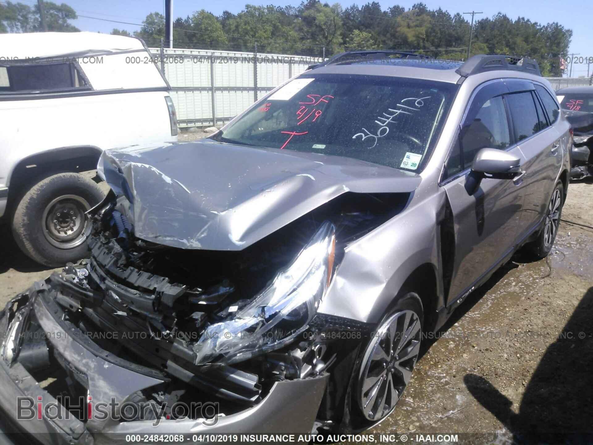 2017 SUBARU OUTBACK - VIN: 4S4BSANC8H3364412 - Фото 2