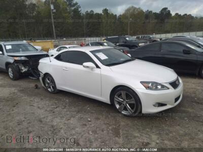 2012 Lexus IS 250, white — VIN JTHFF2C20C2525214, IAAI