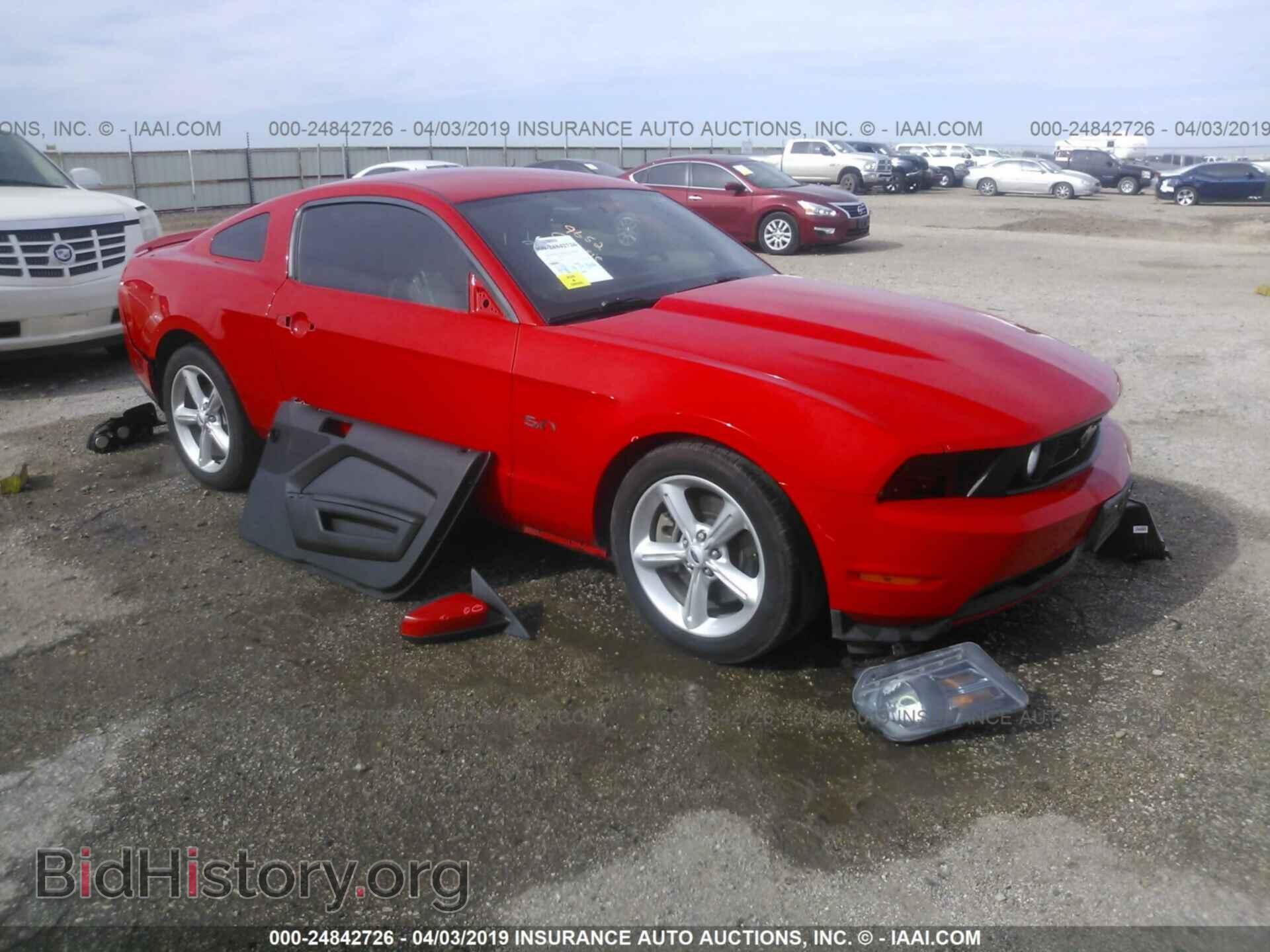 Photo 1ZVBP8CF4C5264801 - FORD MUSTANG 2012