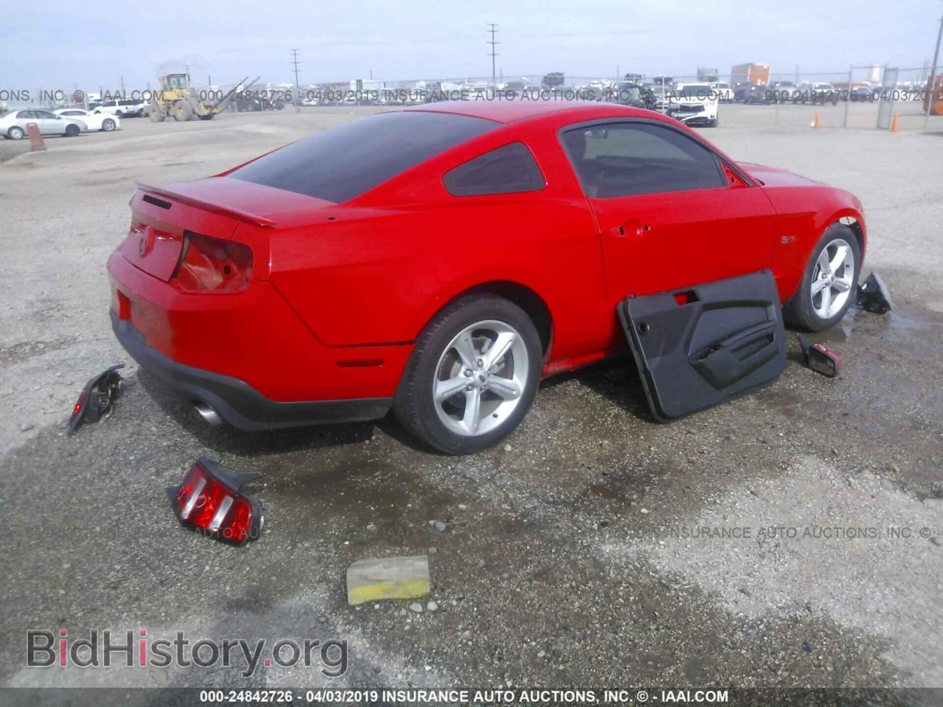 2012 FORD MUSTANG - VIN: 1ZVBP8CF4C5264801 - Photo 4