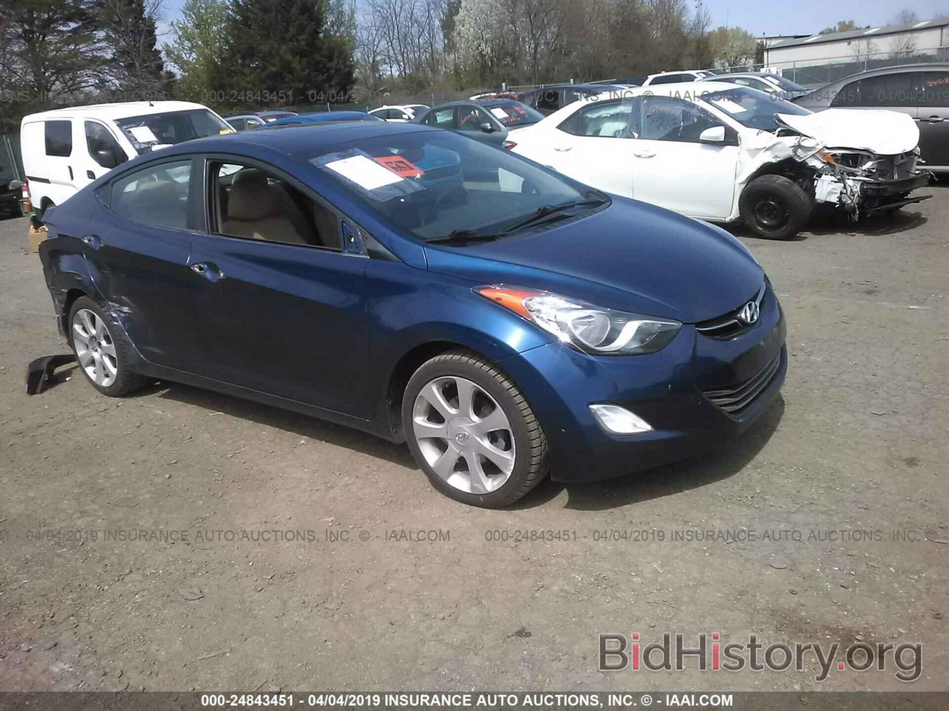 Photo KMHDH4AEXDU735123 - HYUNDAI ELANTRA 2013