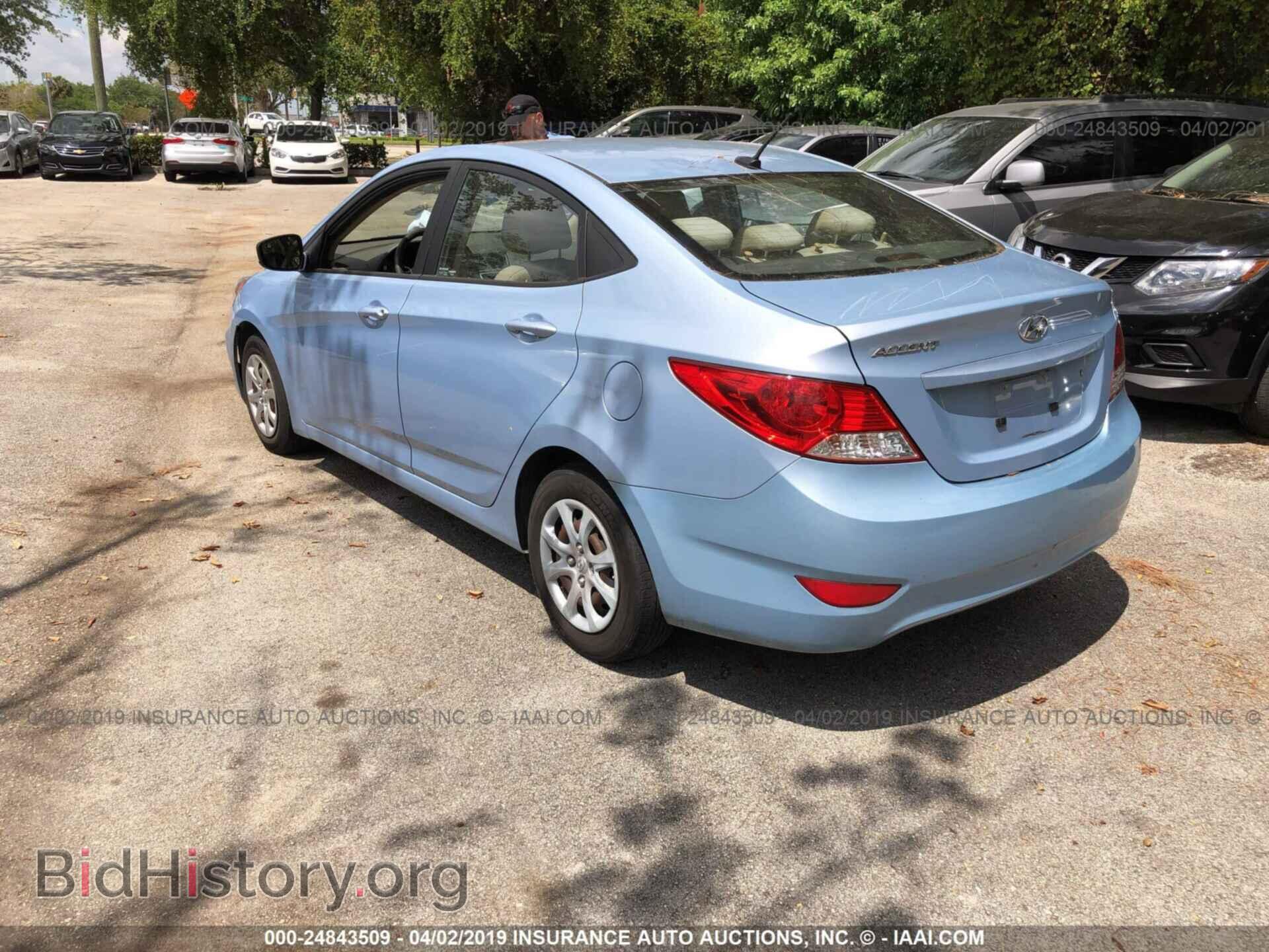 2014 HYUNDAI ACCENT - VIN: KMHCT4AE1EU589013 - Фото 3