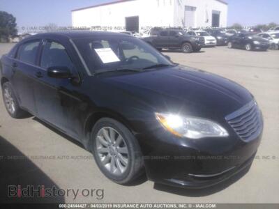 2012 Chrysler 200, черный — VIN 1C3CCBBB3CN127349, IAAI