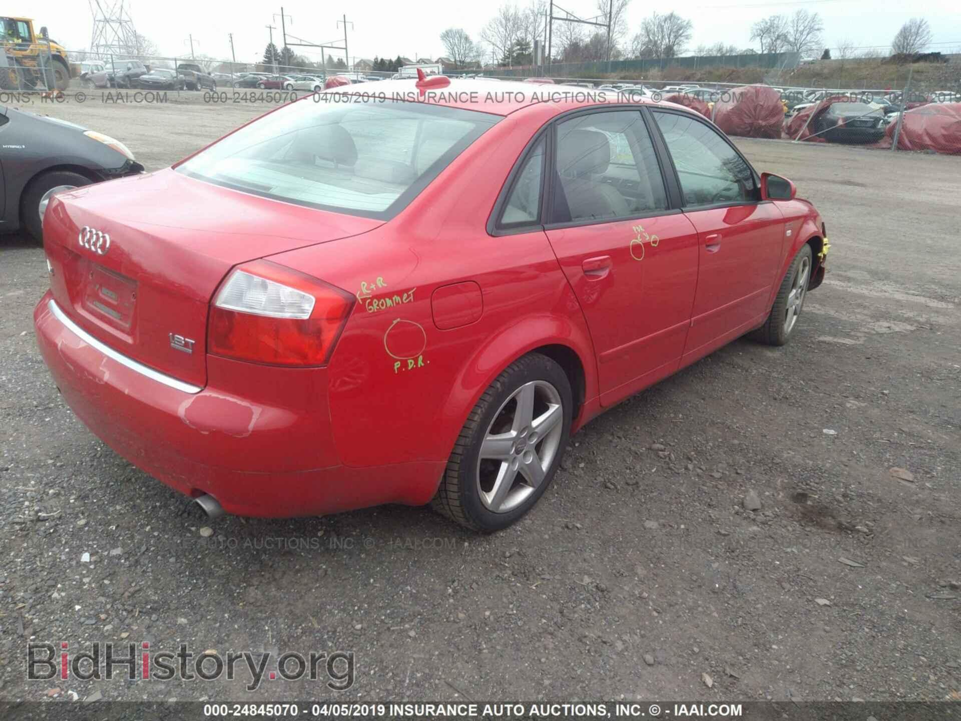 2005 AUDI A4 - VIN: WAULC68E85A040607 - Photo 4