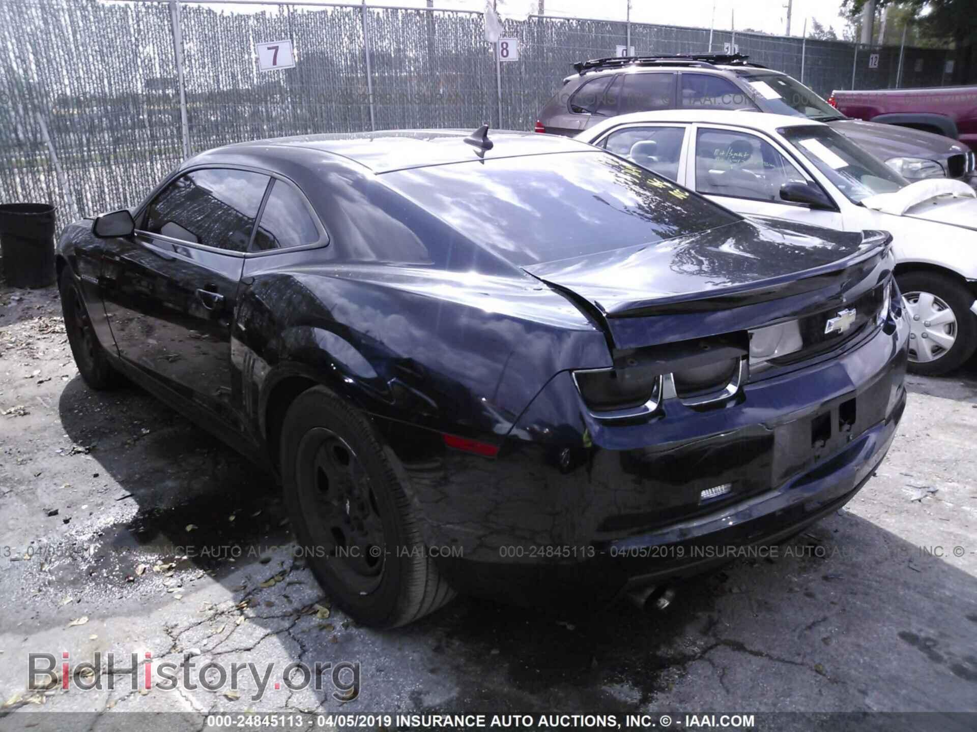2012 CHEVROLET CAMARO - VIN: 2G1FA1E36C9164257 - Photo 3