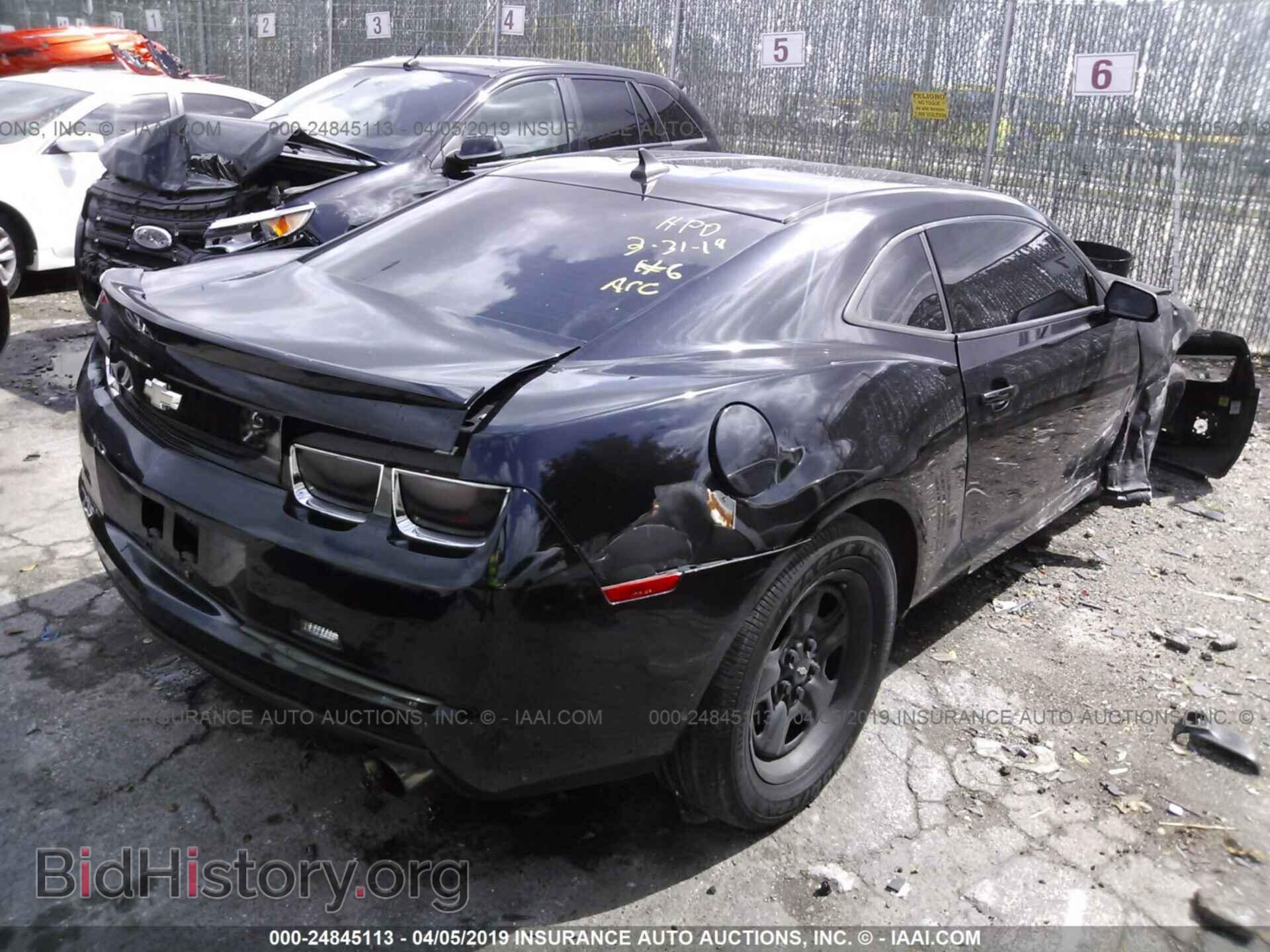 2012 CHEVROLET CAMARO - VIN: 2G1FA1E36C9164257 - Photo 4