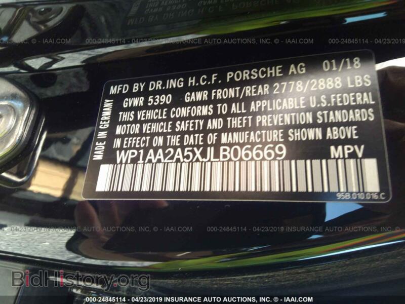 2018 Porsche MACAN (VIN WP1AA2A5XJLB06669) — фото 9 из 10