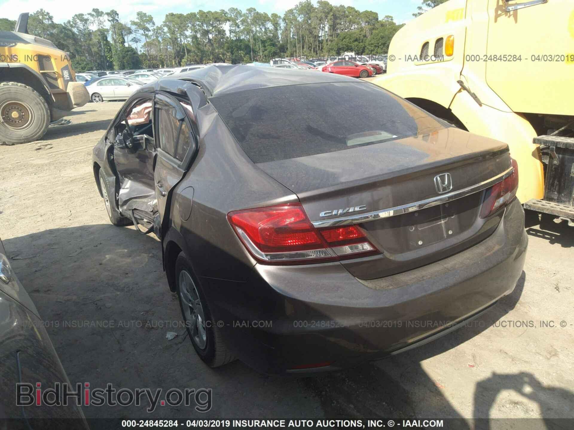 2013 HONDA CIVIC - VIN: 19XFB2F54DE100621 - Фото 3