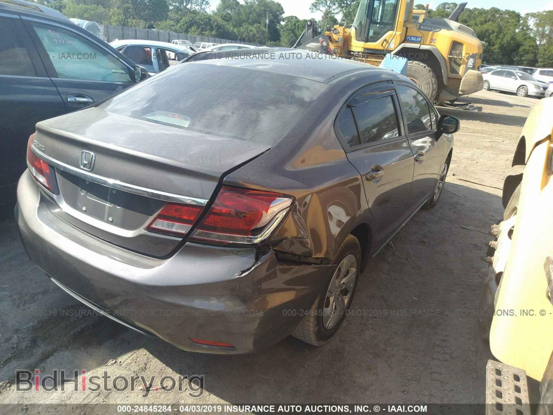 2013 HONDA CIVIC - VIN: 19XFB2F54DE100621 - Фото 4