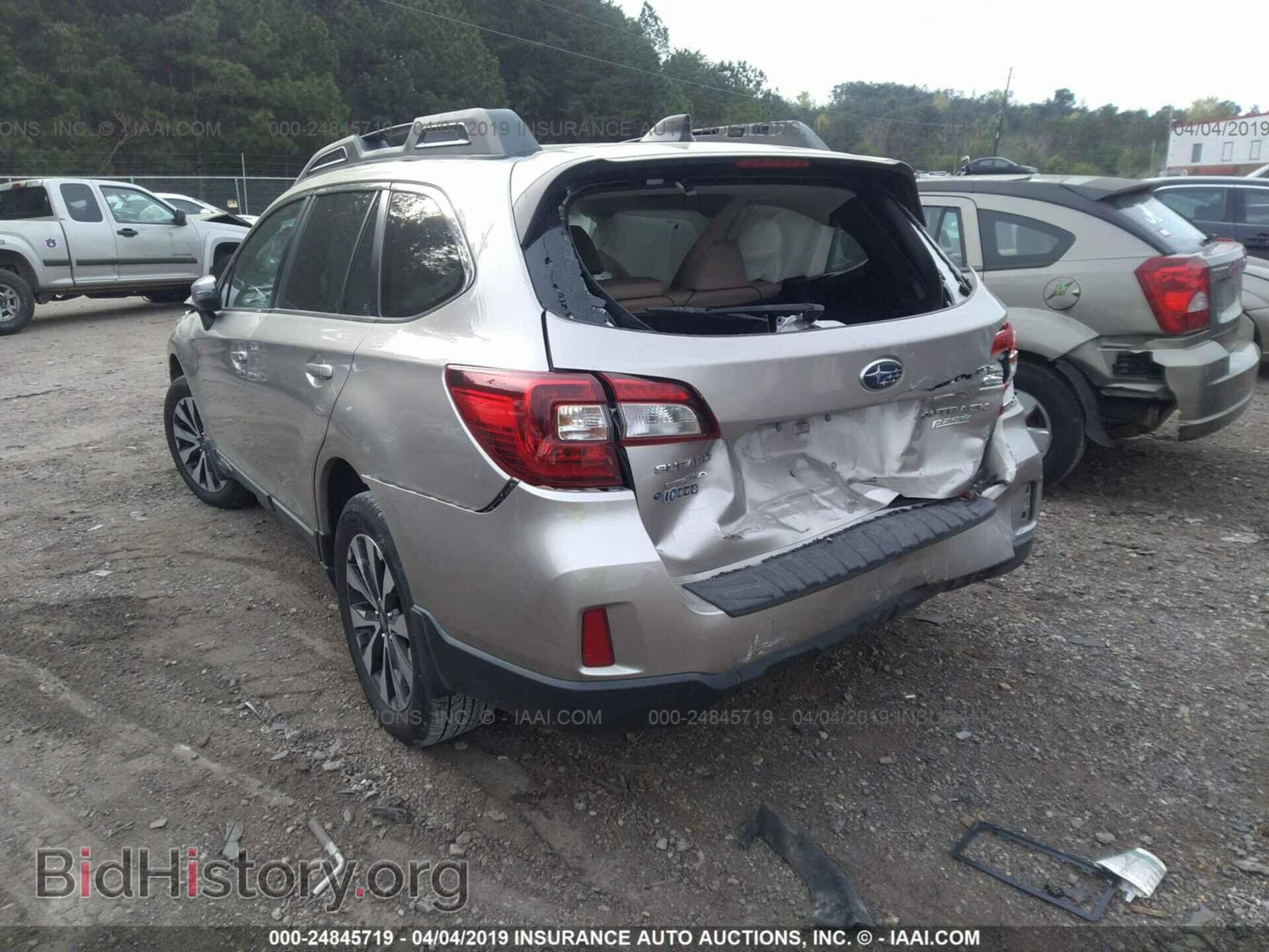 2016 SUBARU OUTBACK - VIN: 4S4BSANC0G3290885 - Фото 3