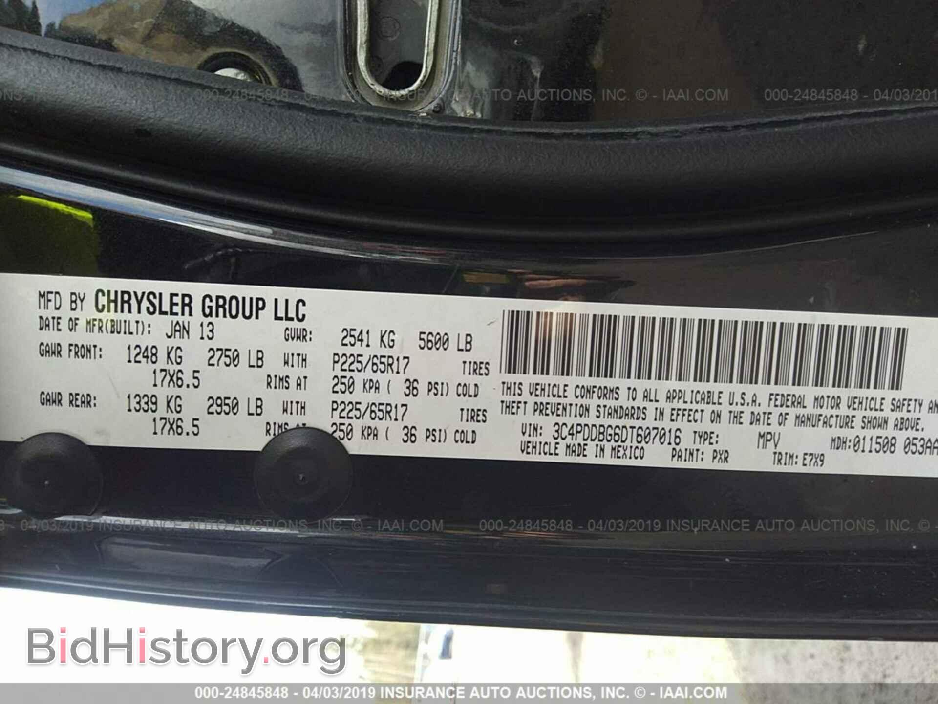 2013 DODGE JOURNEY - VIN: 3C4PDDBG6DT607016 - Photo 9