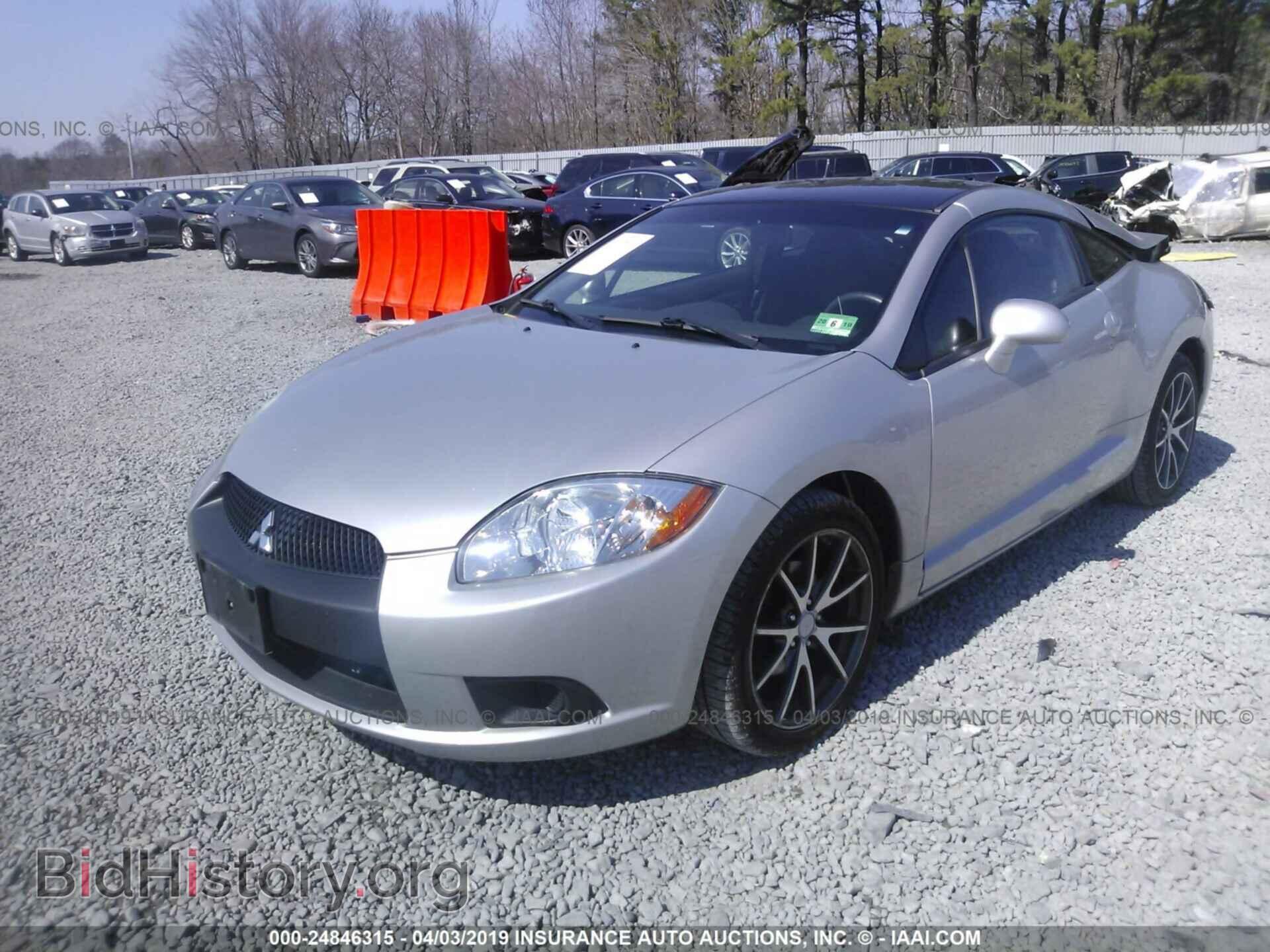 2012 MITSUBISHI ECLIPSE - VIN: 4A31K5DF5CE007332 - Фото 2