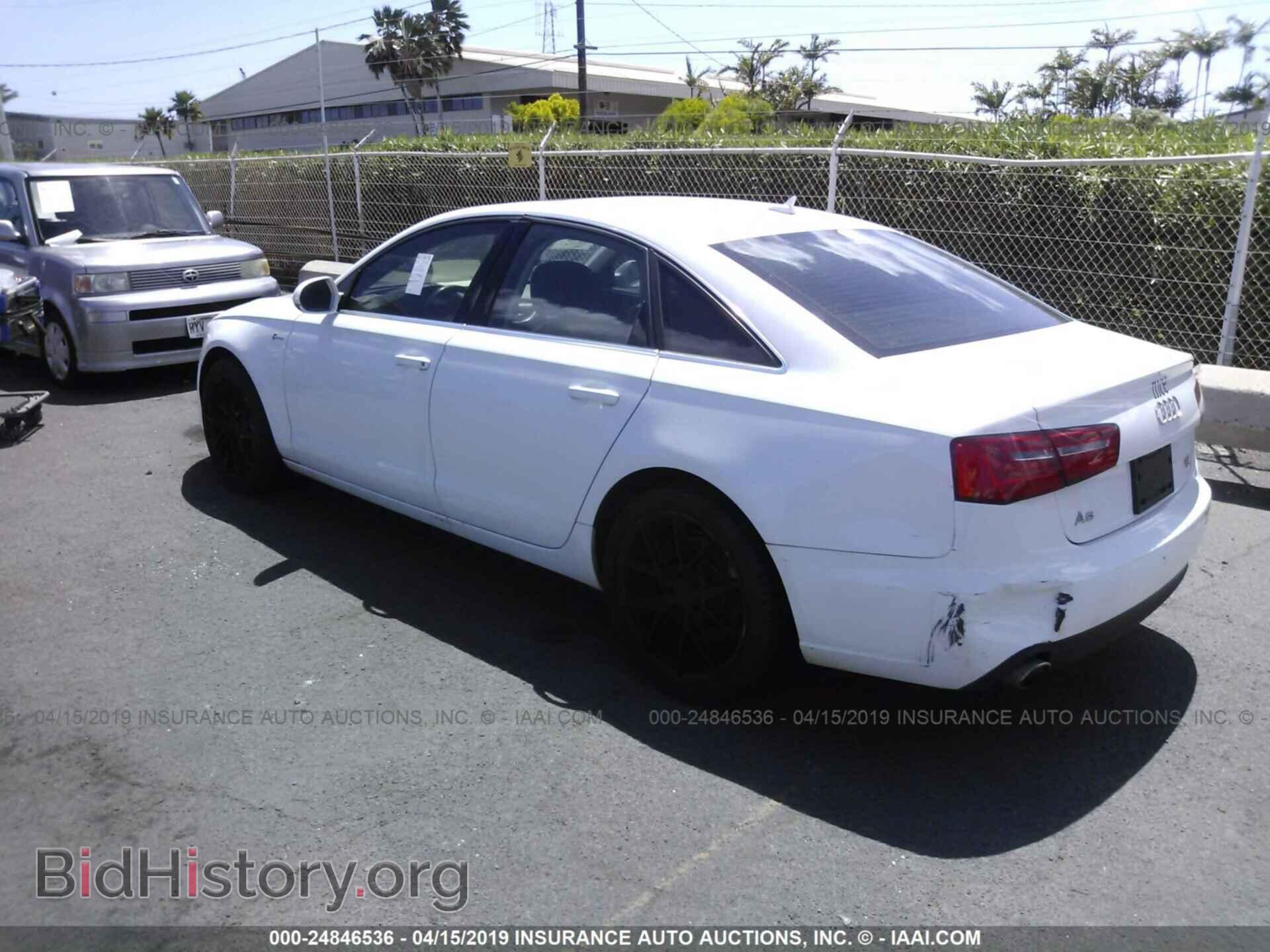 2013 AUDI A6 - VIN: WAUFGAFC4DN044229 - Фото 3