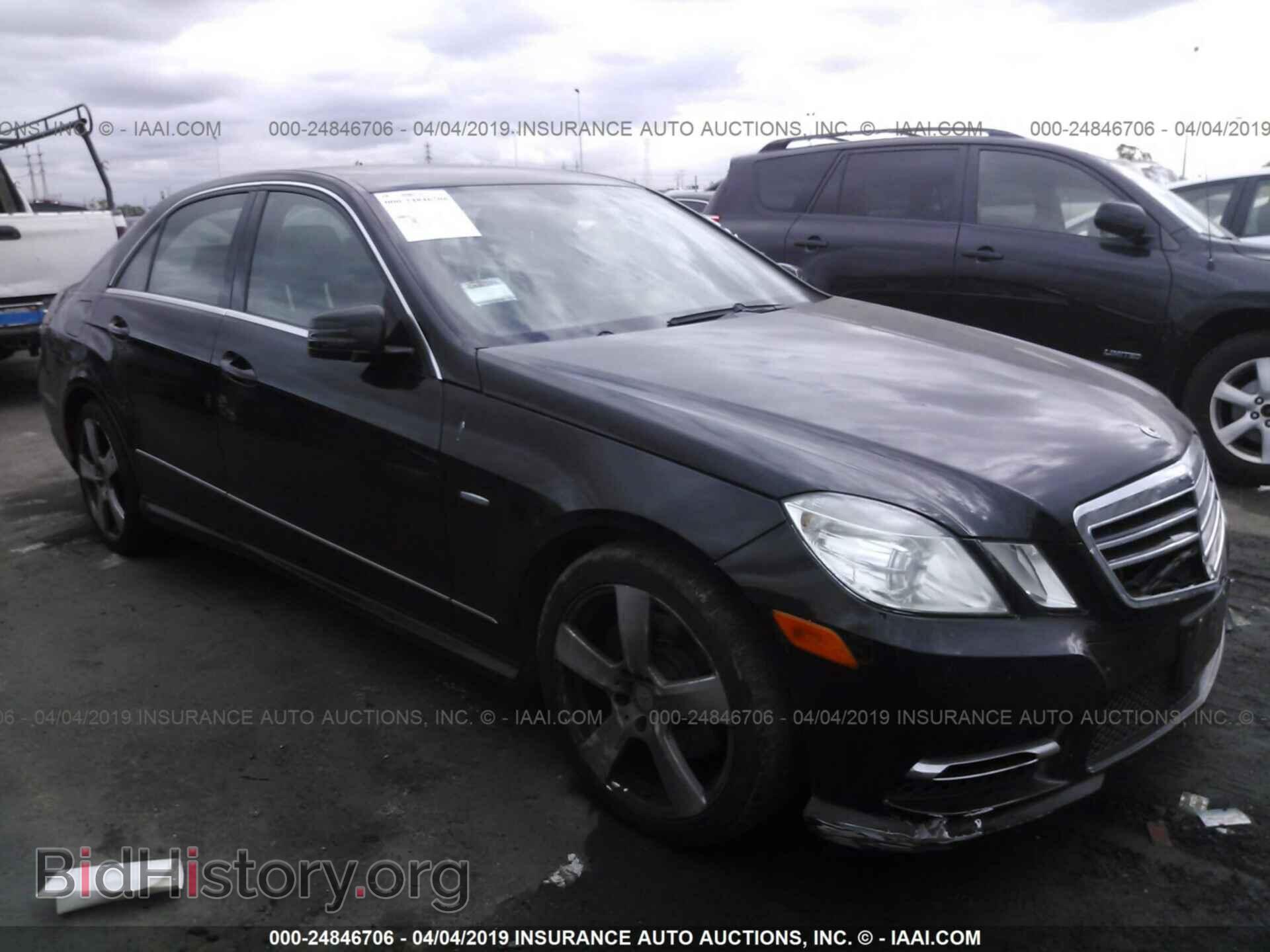 Photo WDDHF5KBXCA595876 - MERCEDES-BENZ E 2012