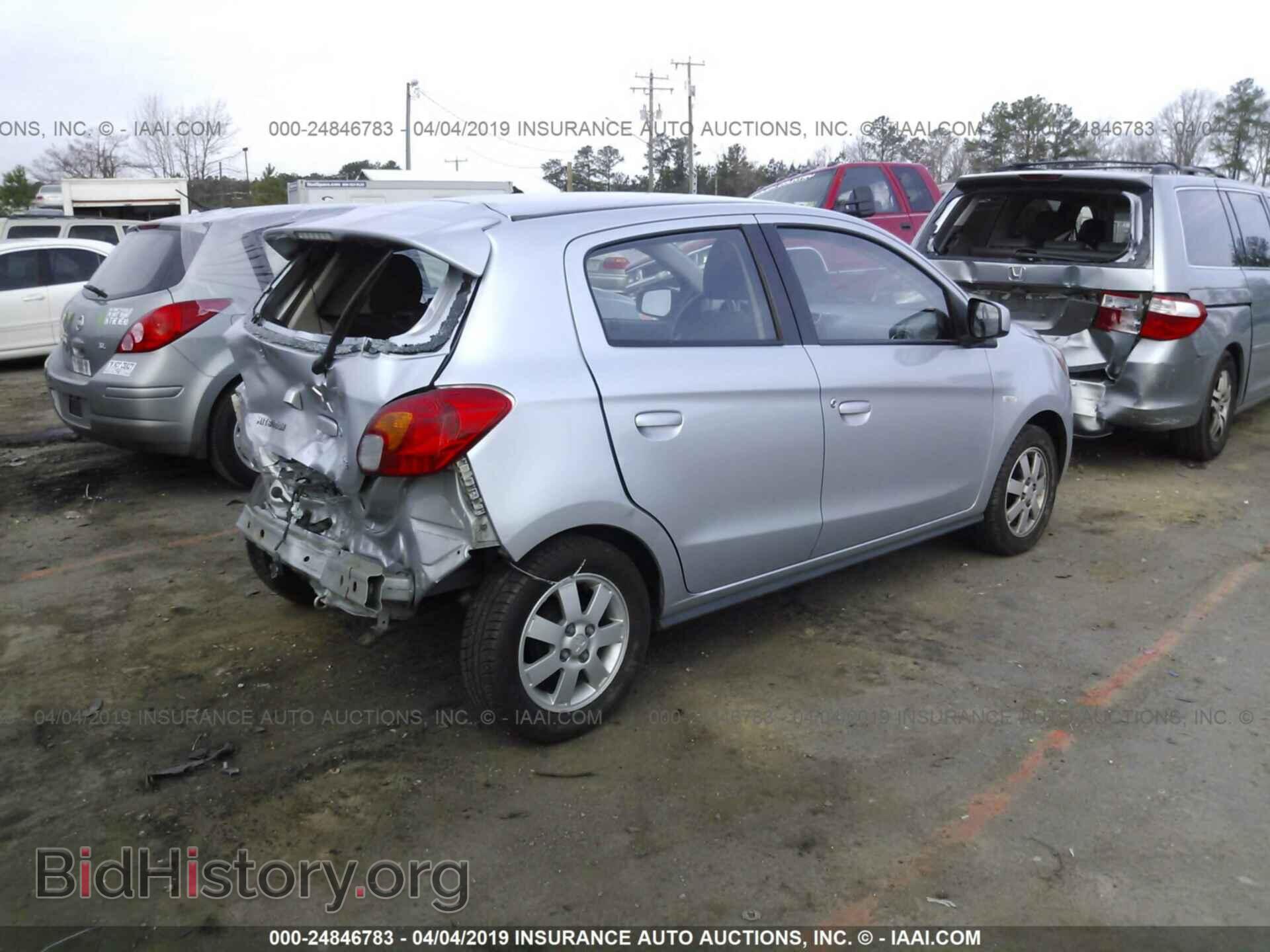 2014 MITSUBISHI MIRAGE - VIN: ML32A4HJ2EH002919 - Фото 4
