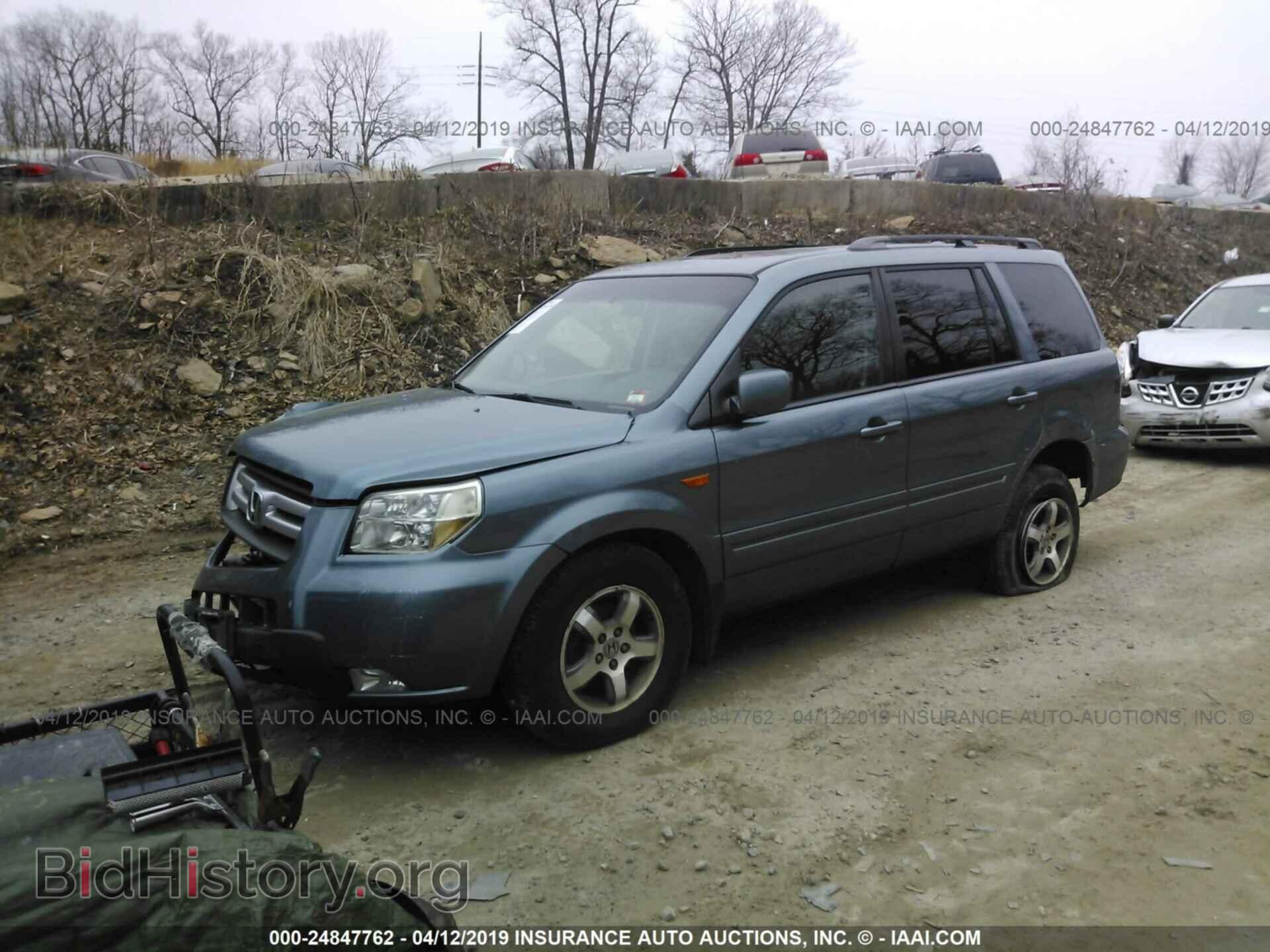 2007 HONDA PILOT - VIN: 2HKYF18737H522708 - Фото 2
