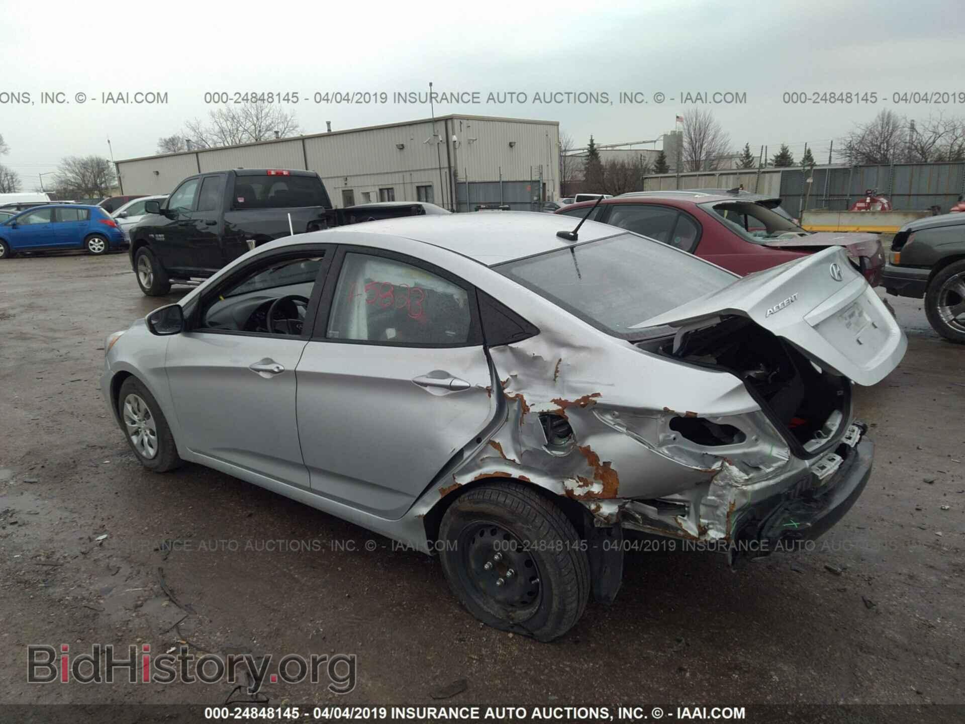 2015 HYUNDAI ACCENT - VIN: KMHCT4AEXFU825823 - Фото 3