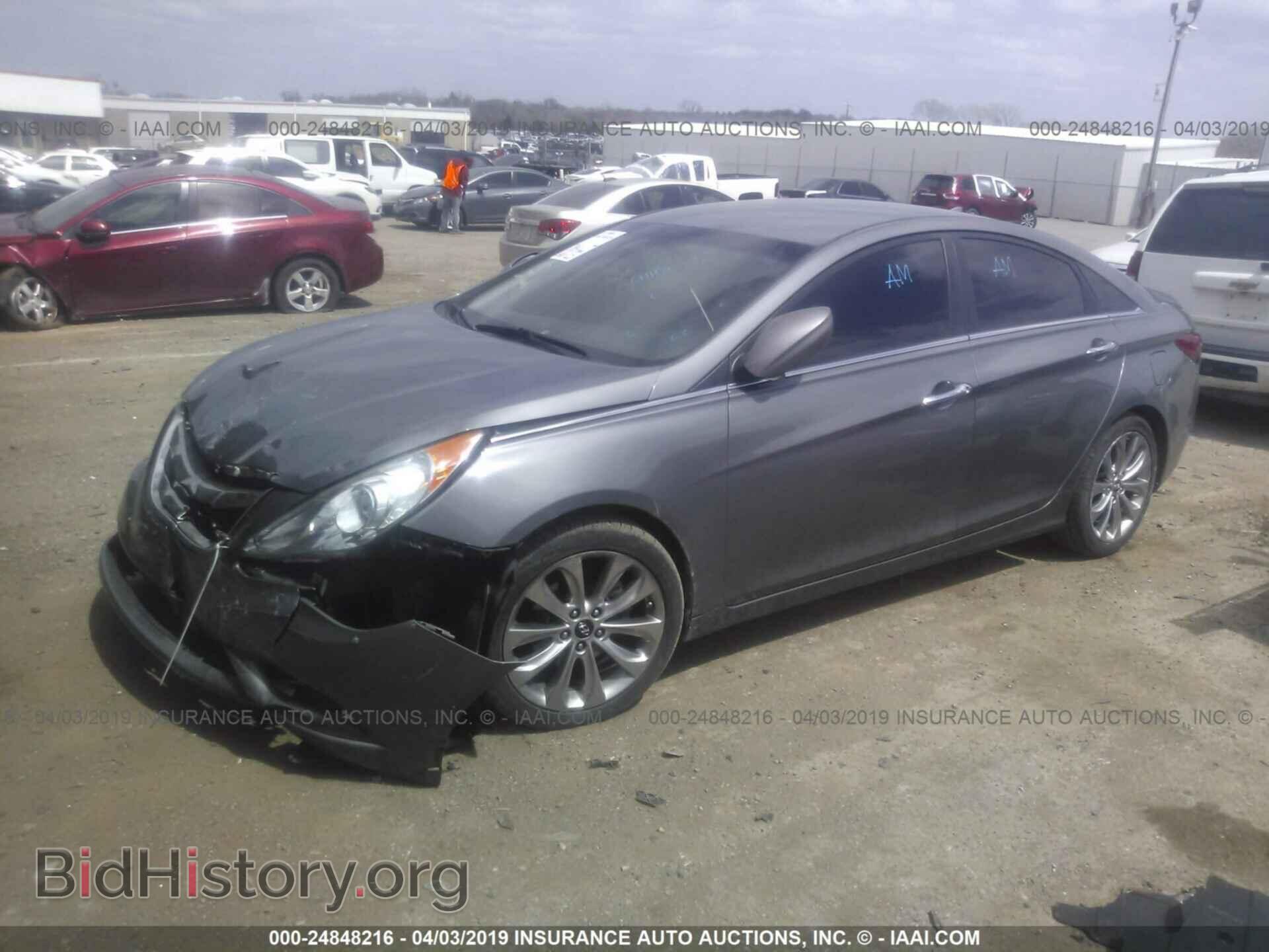 2012 HYUNDAI SONATA - VIN: 5NPEC4AB6CH441160 - Фото 2