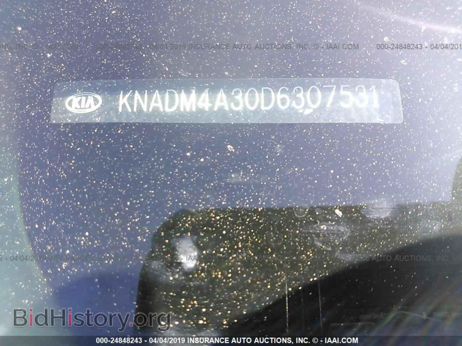 2013 KIA RIO - VIN: KNADM4A30D6307531 - Фото 9