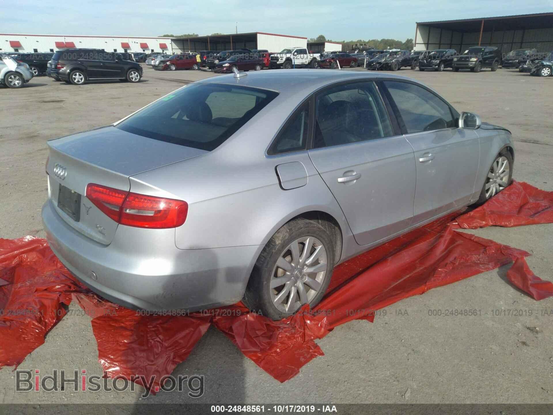 2013 AUDI A4 - VIN: WAUBFAFL7DA160825 - Photo 4