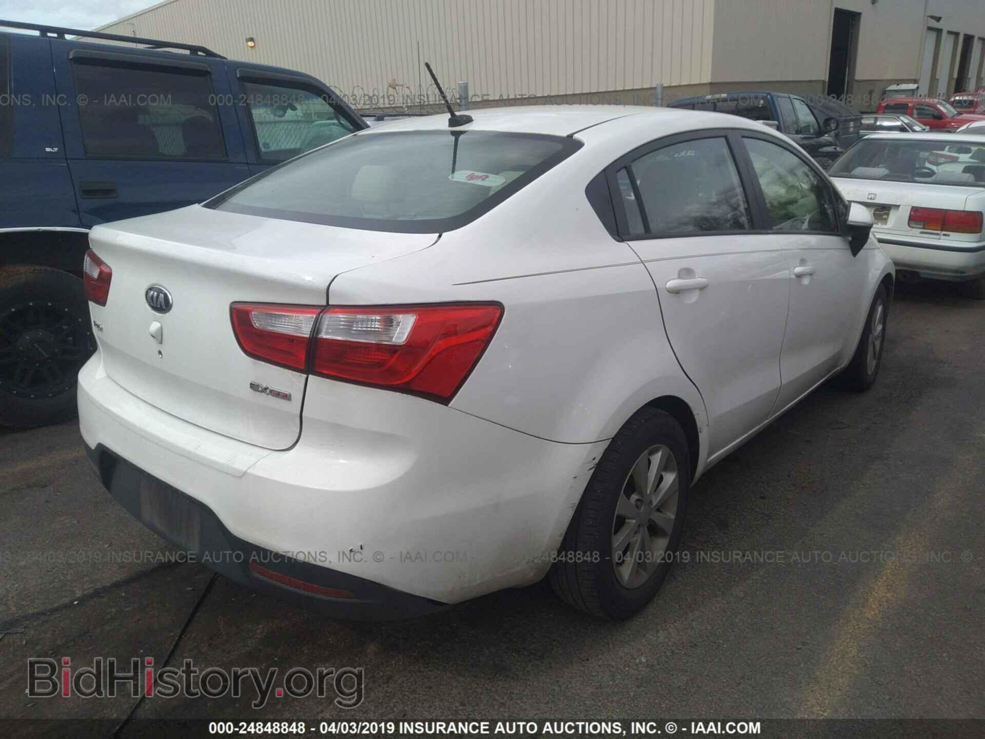2013 KIA RIO - VIN: KNADN4A38D6234454 - Фото 4