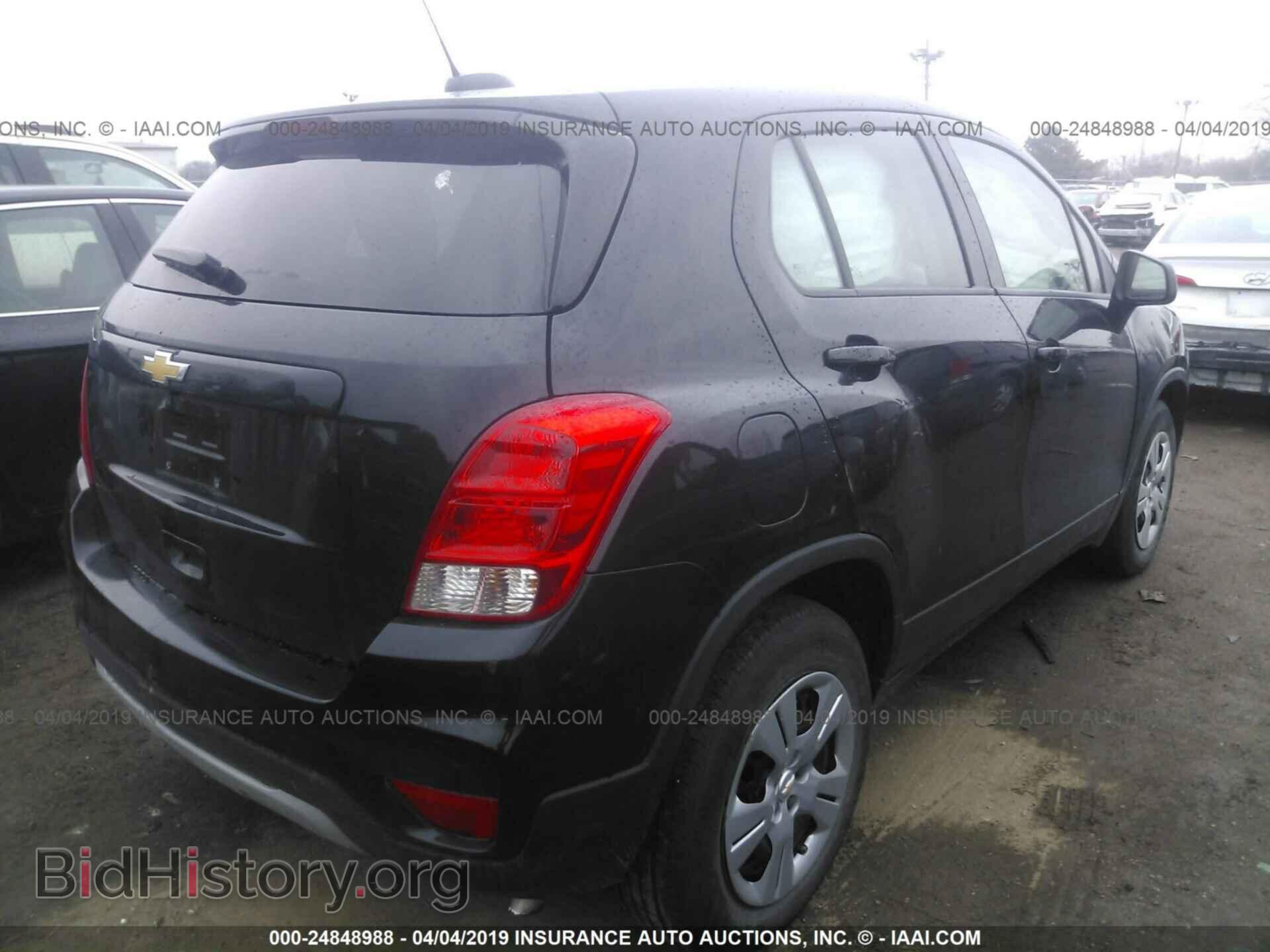 2017 CHEVROLET TRAX - VIN: 3GNCJKSB3HL258619 - Фото 4