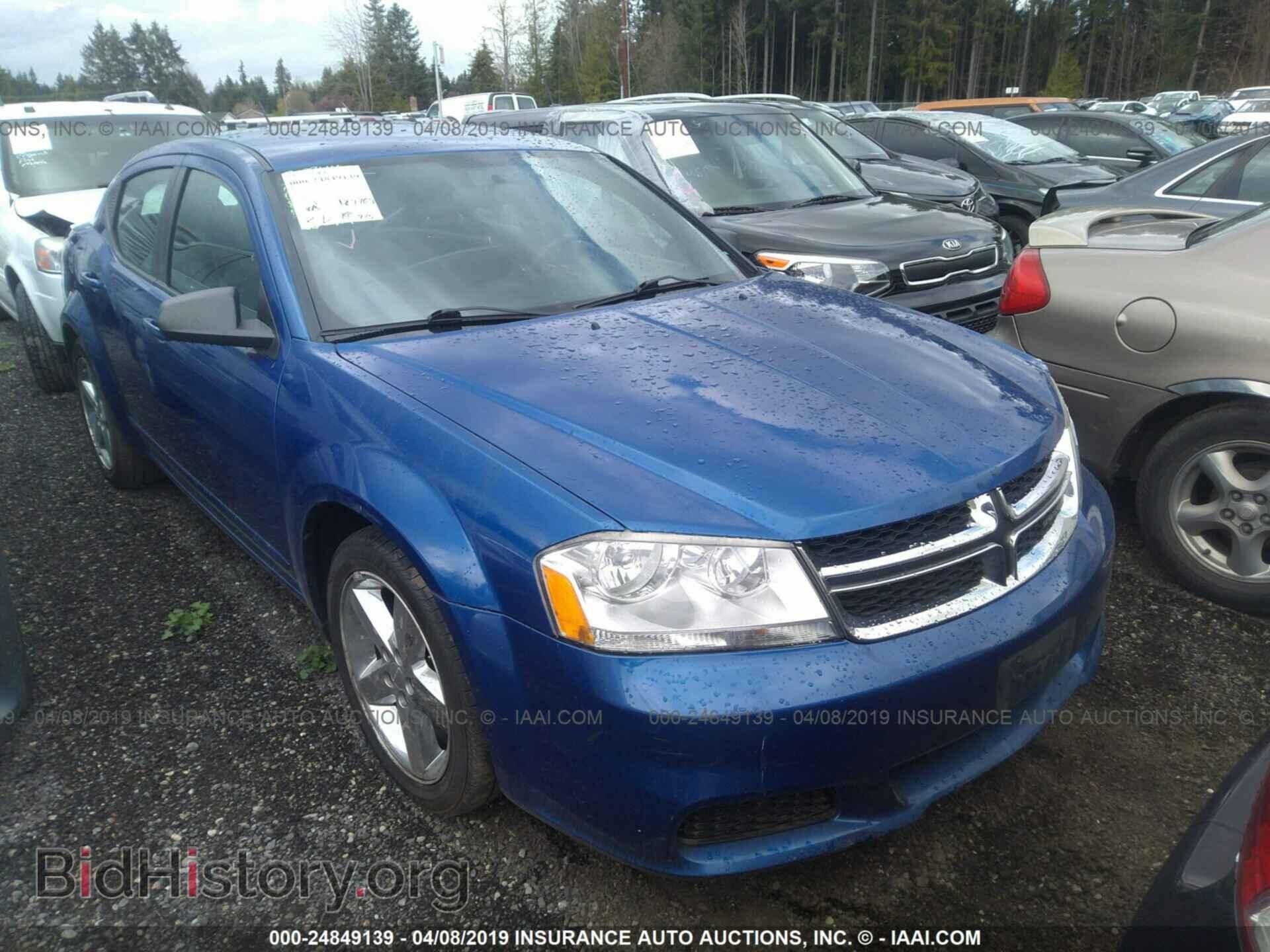 Фотография 1C3CDZAB1CN323068 - DODGE AVENGER 2012