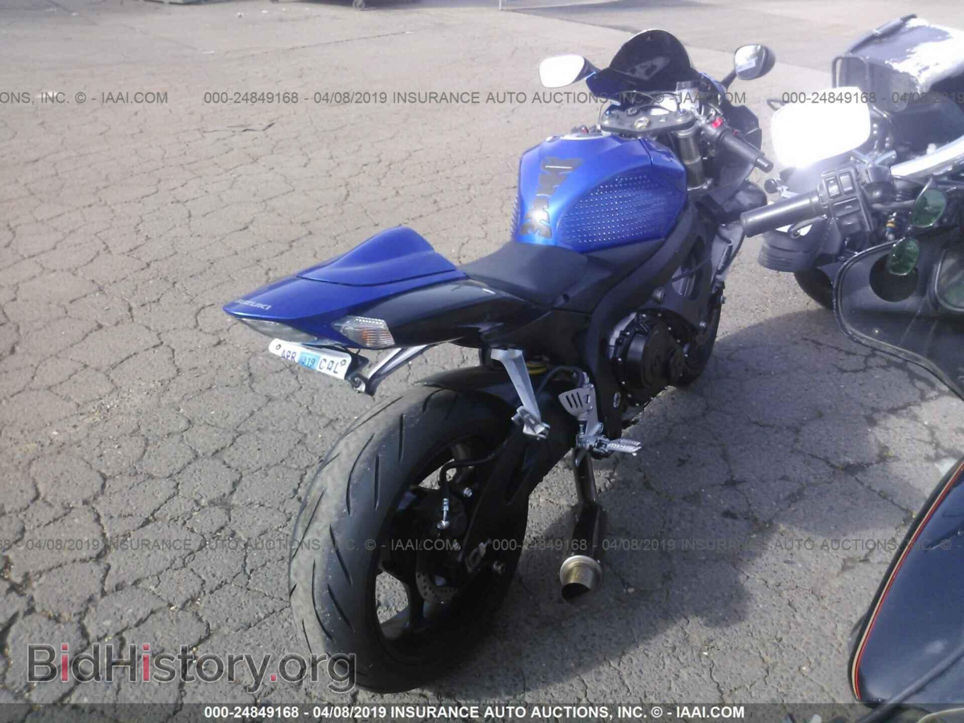 2007 SUZUKI GSX-R600 - VIN: JS1GN7DA472115544 - Фото 4