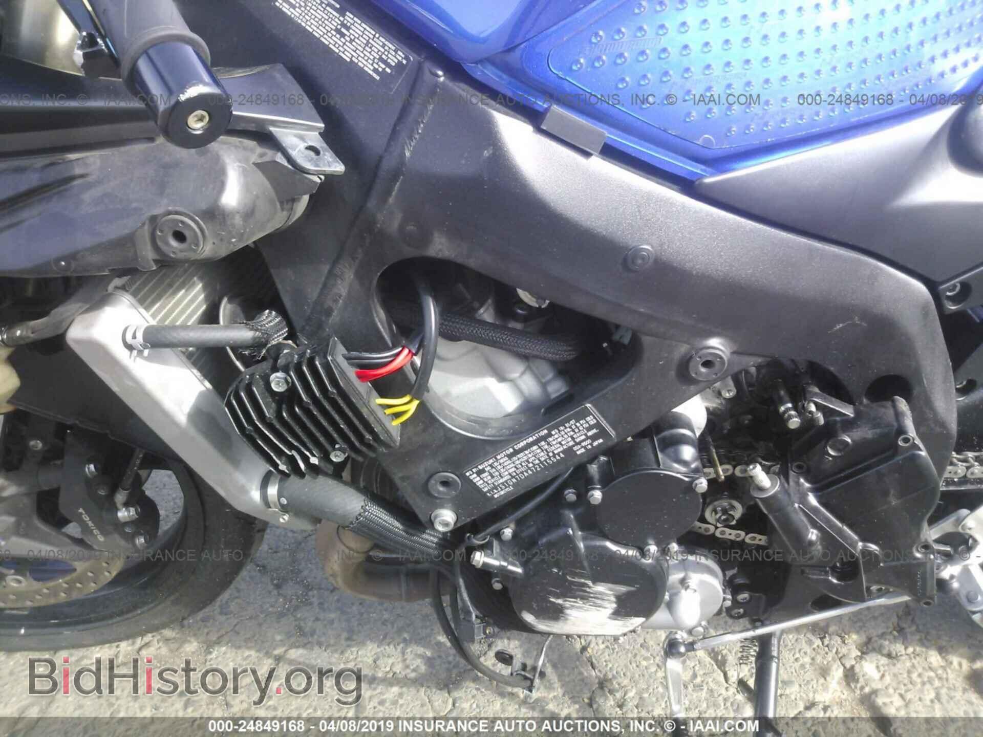 2007 SUZUKI GSX-R600 - VIN: JS1GN7DA472115544 - Фото 9