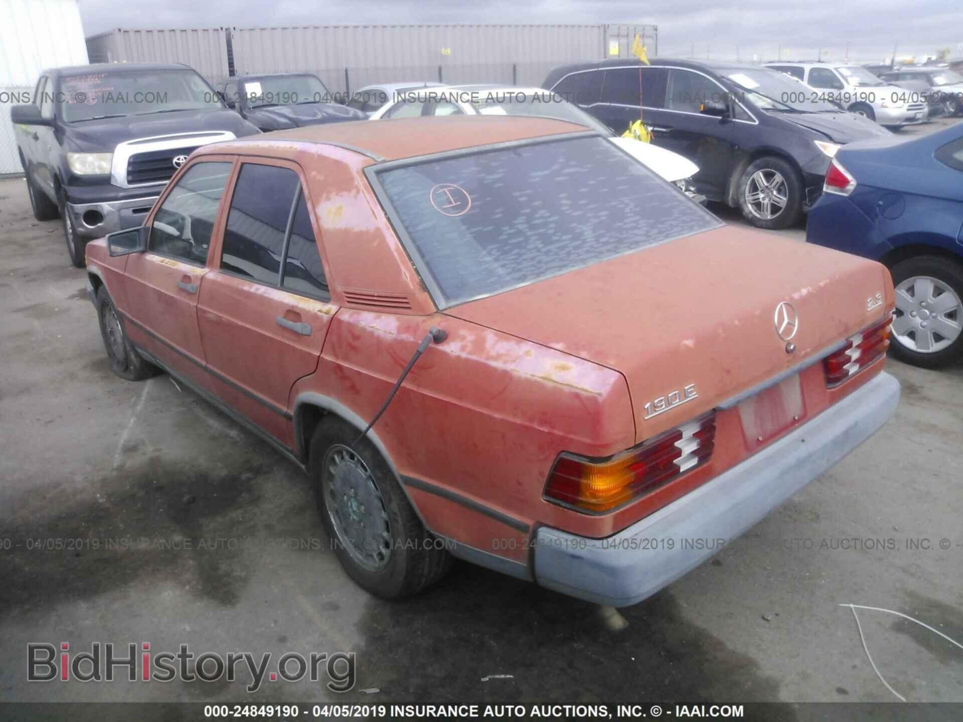 1985 MERCEDES-BENZ 190 - VIN: WDBDA24C8FF104500 - Фото 3