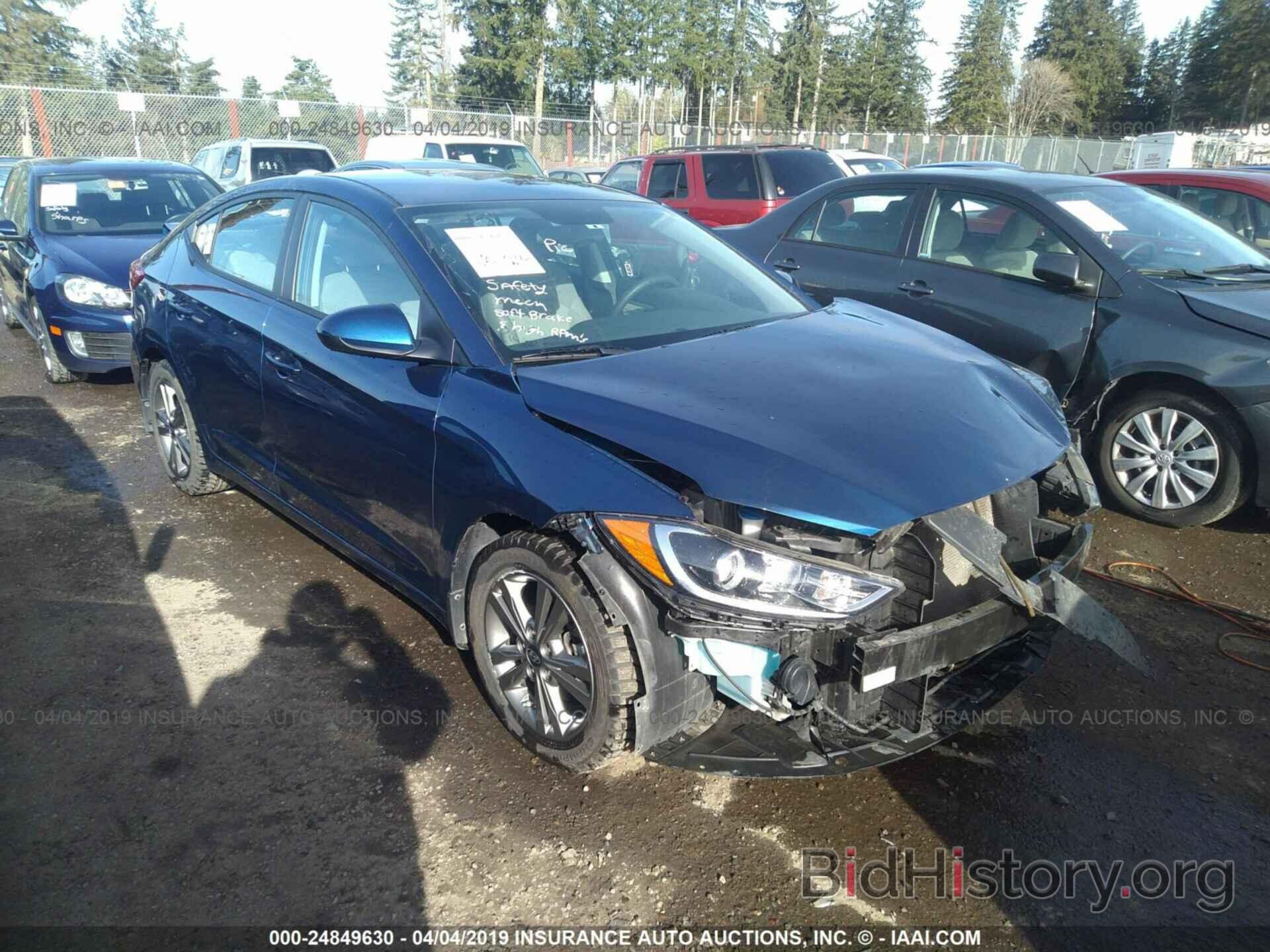 Photo 5NPD84LF3HH194524 - HYUNDAI ELANTRA 2017