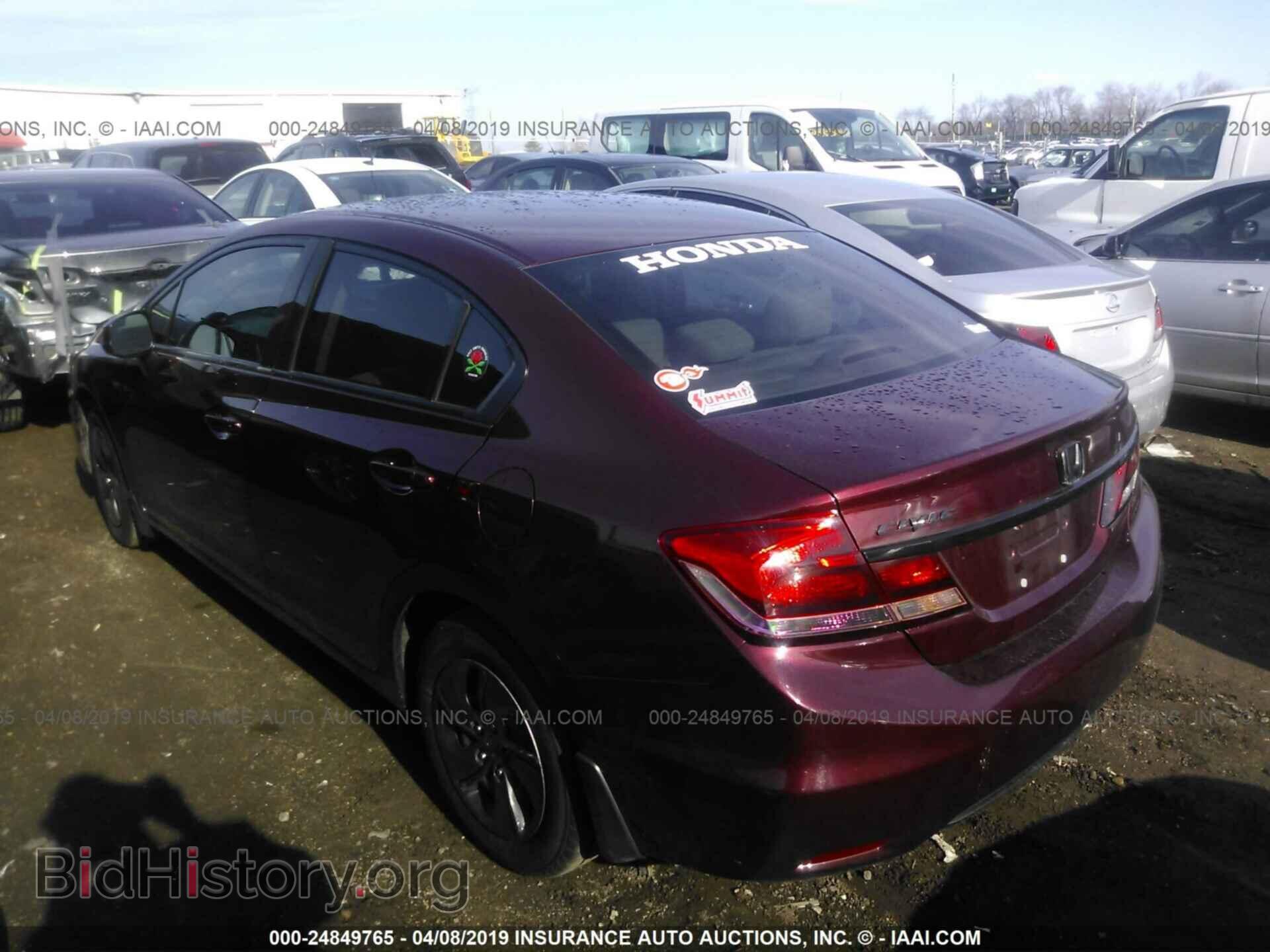 2013 HONDA CIVIC - VIN: 19XFB2F59DE068457 - Фото 3